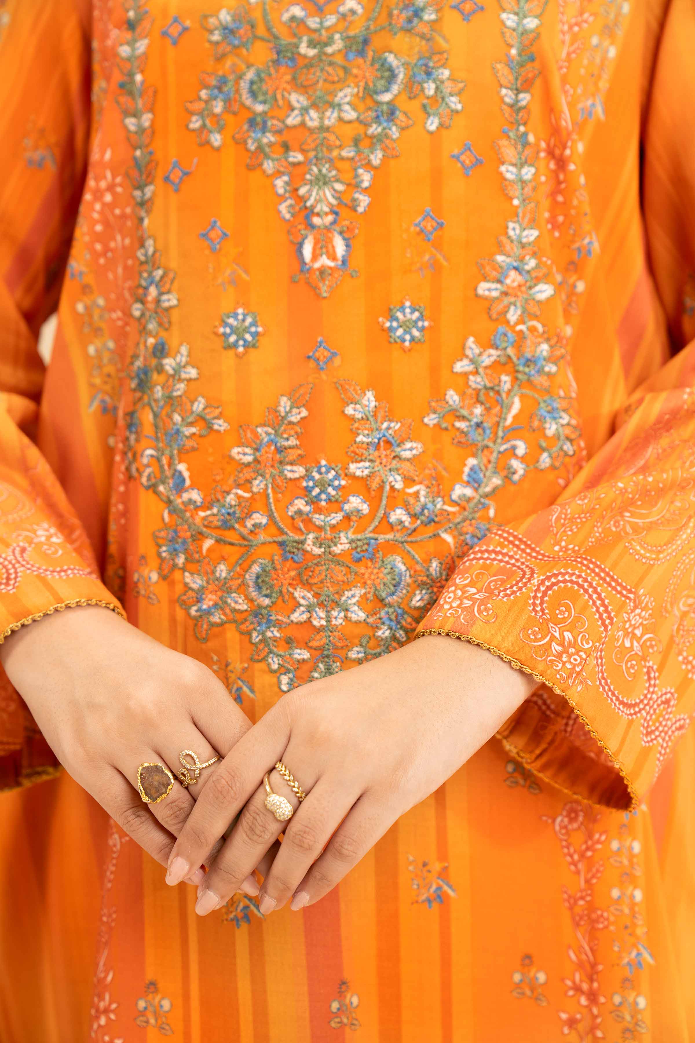 3 Piece - Digital Printed Embroidered Suit - 42501181 for Women - Unstitched Collection | Nishat | Shop Online