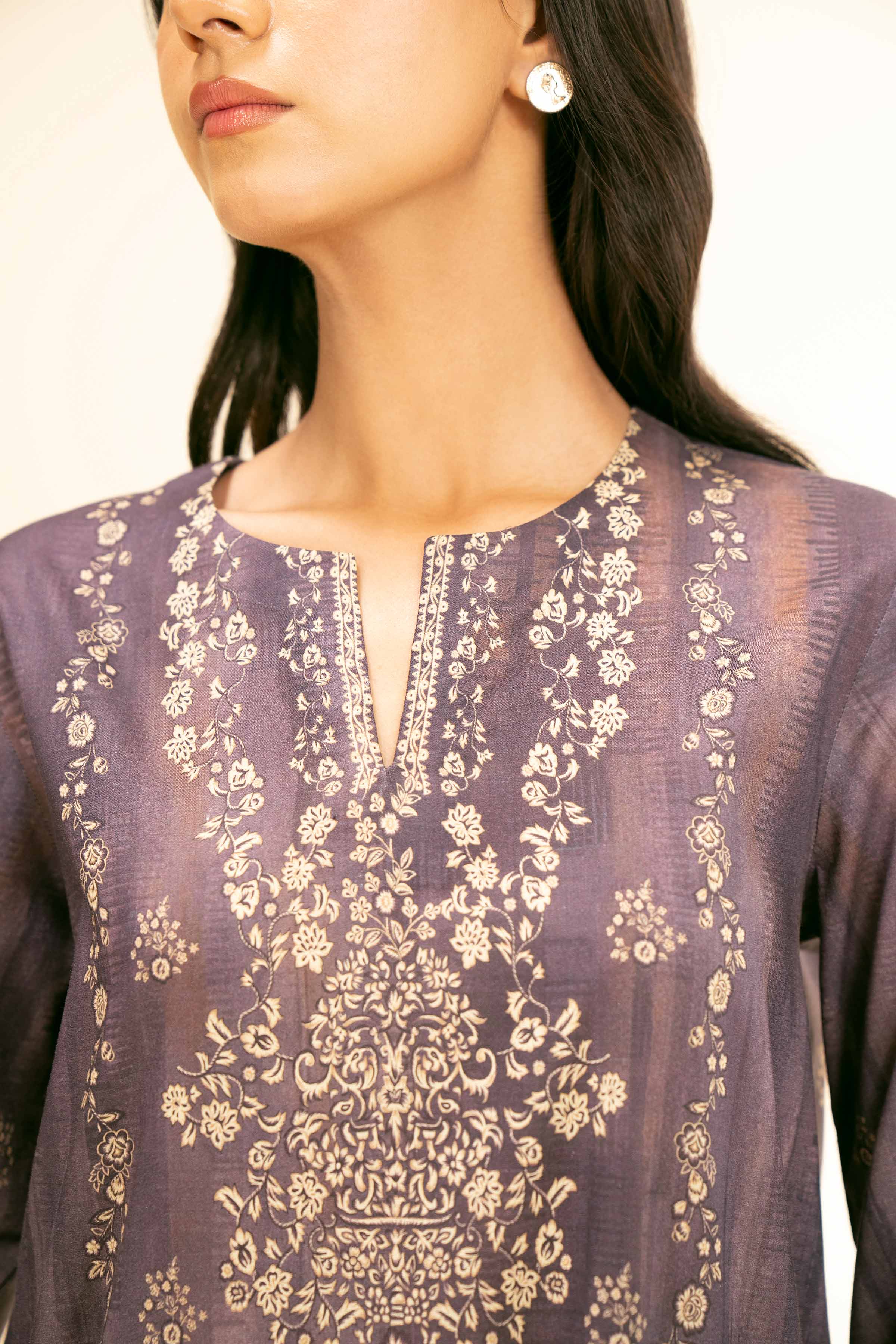 3 Piece - Digital Printed Embroidered Suit - 42501182 for Women - Unstitched Collection | Nishat | Shop Online