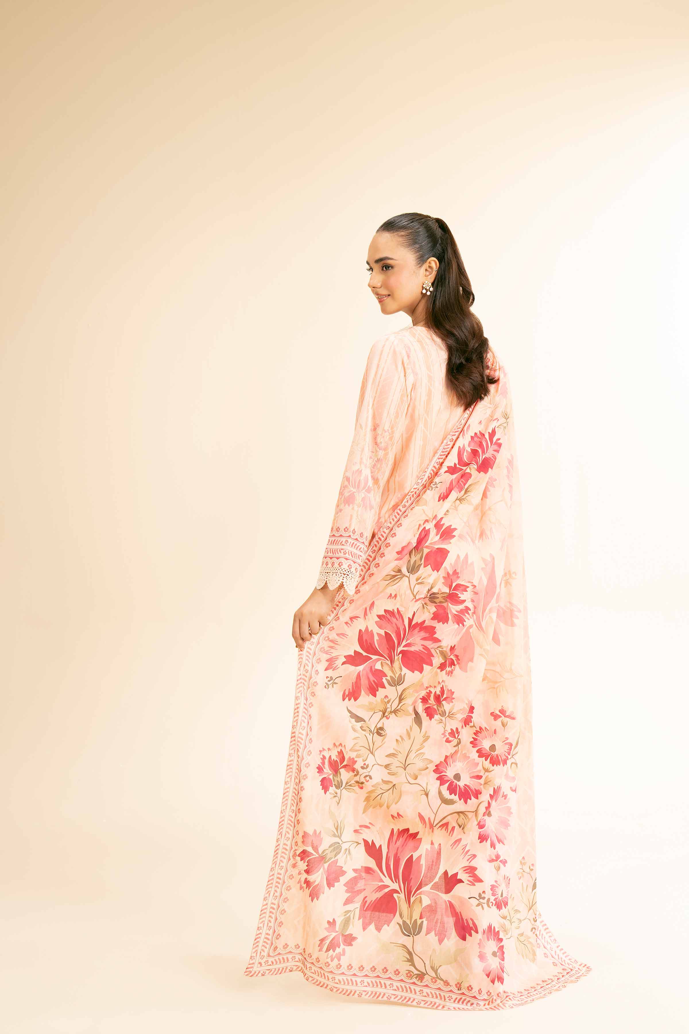 3 Piece - Digital Printed Embroidered Suit - 42501183 for Women - Unstitched Collection | Nishat | Shop Online