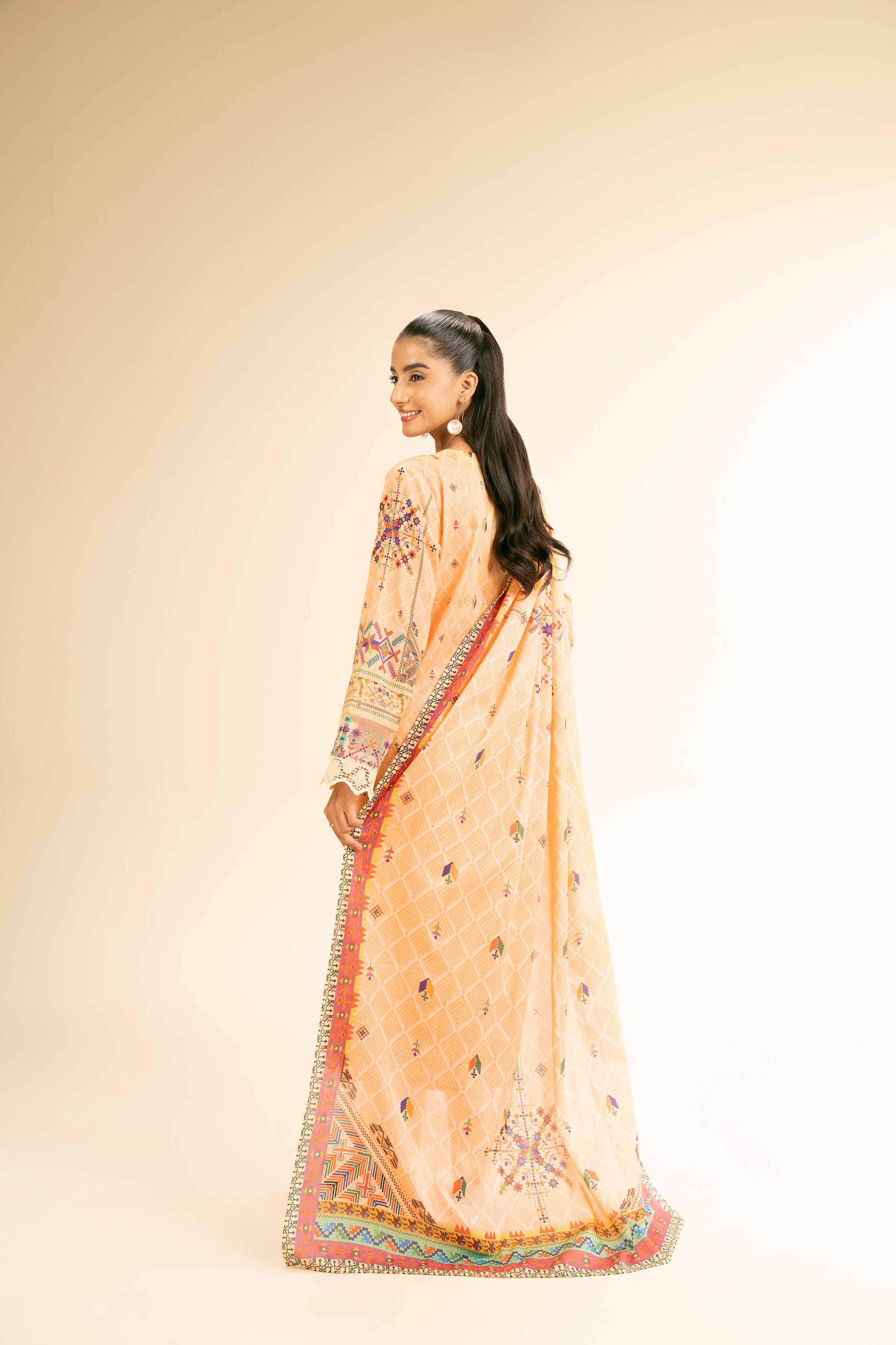 3 Piece - Digital Printed Embroidered Suit - 42501184 for Women - Unstitched Collection | Nishat | Shop Online