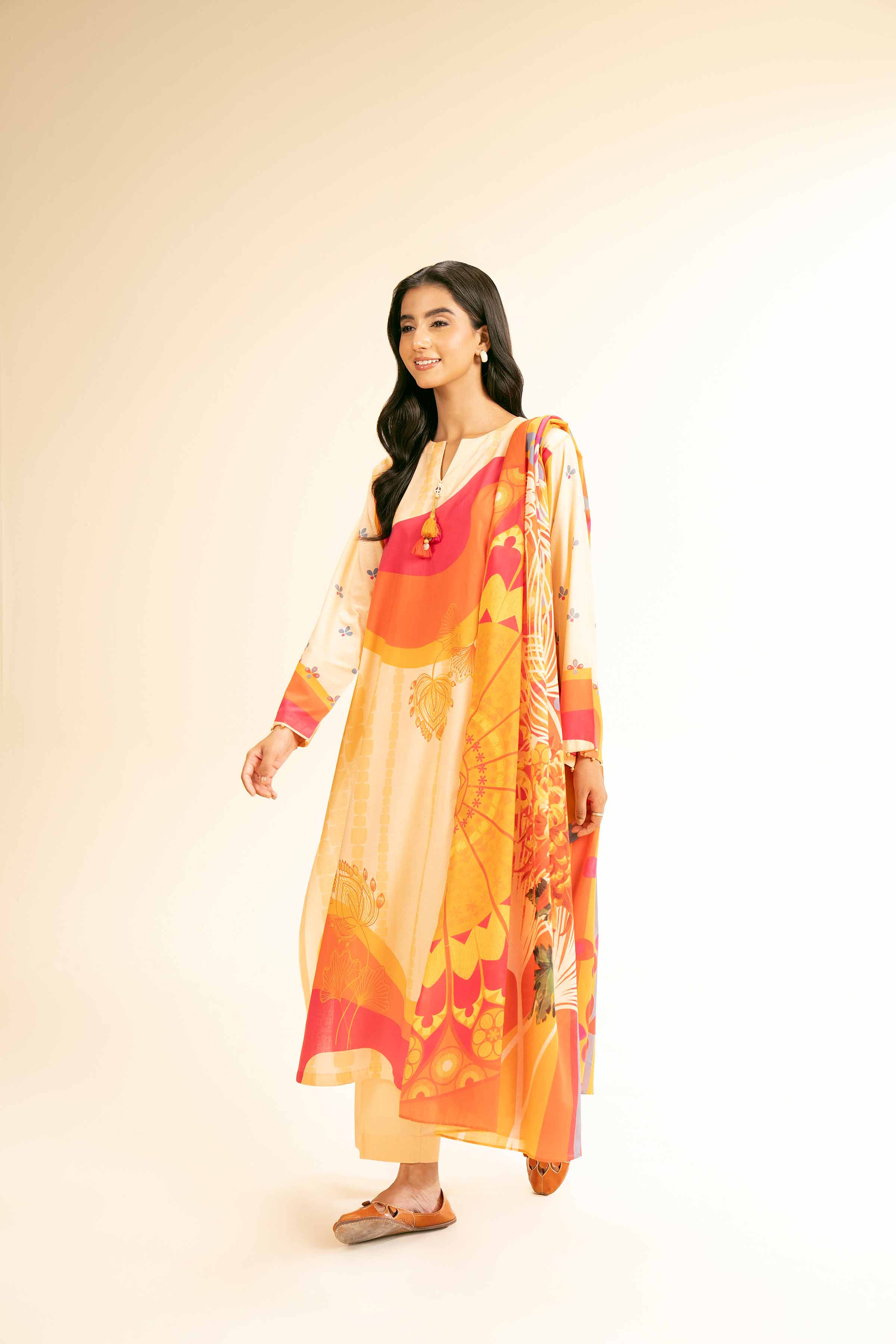 3 Piece - Digital Printed Suit - 42501186 for Women - Unstitched Collection | Nishat | Shop Online