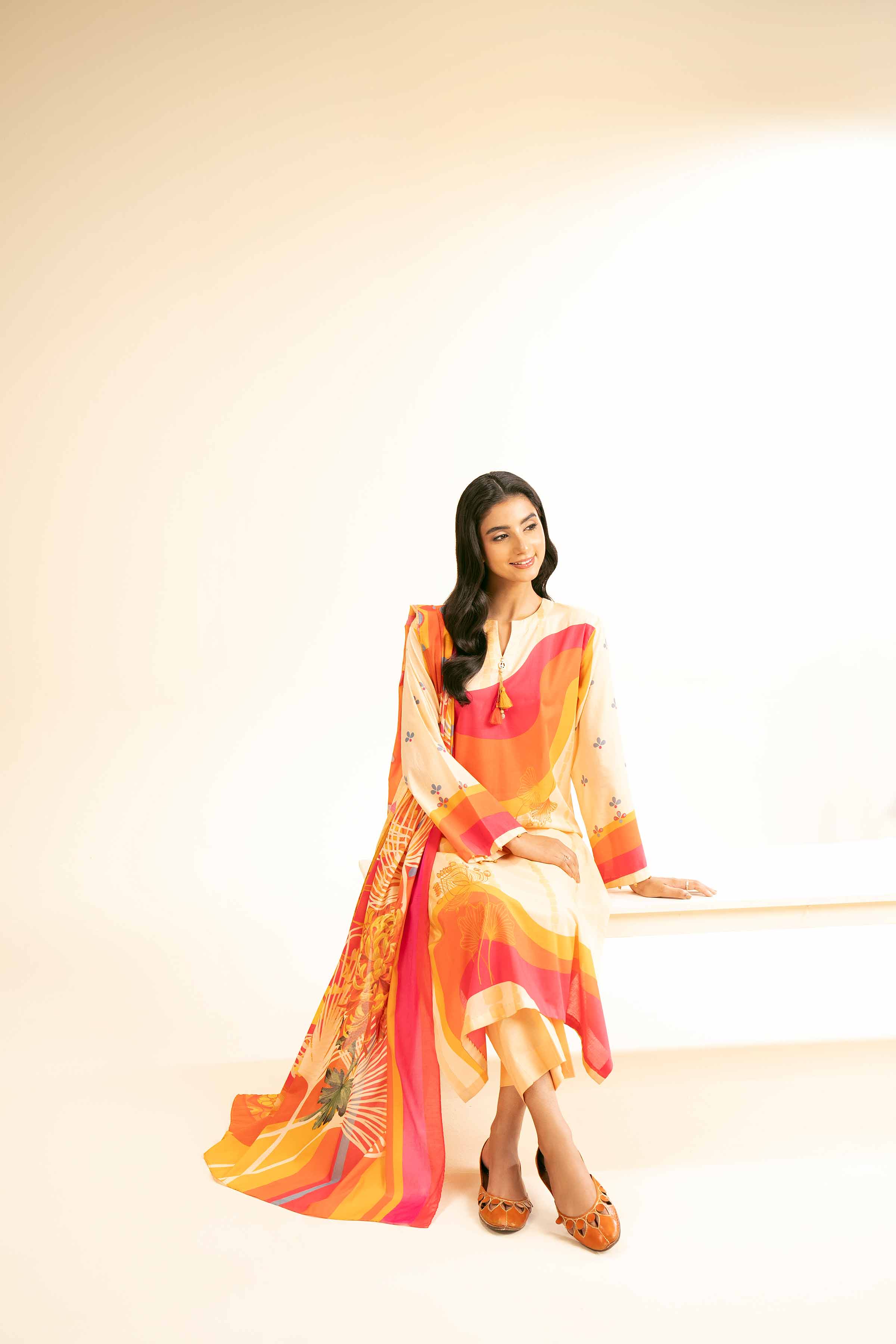 3 Piece - Digital Printed Suit - 42501186 for Women - Unstitched Collection | Nishat | Shop Online