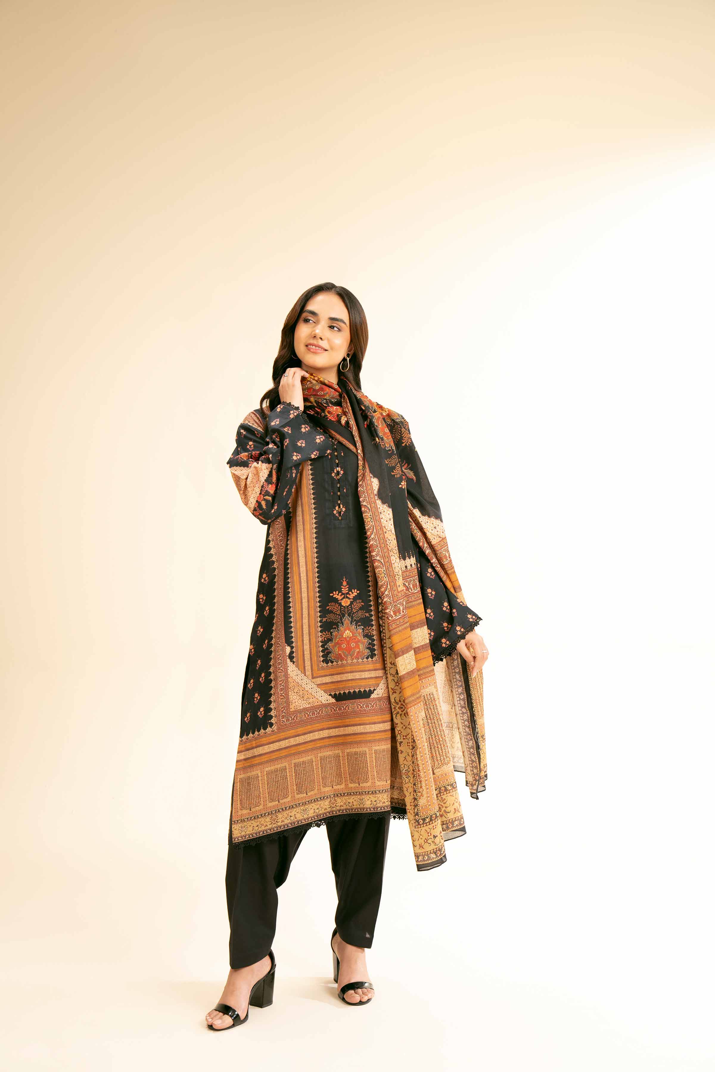 3 Piece - Digital Printed Suit - 42501188 for Women - Unstitched Collection | Nishat | Shop Online