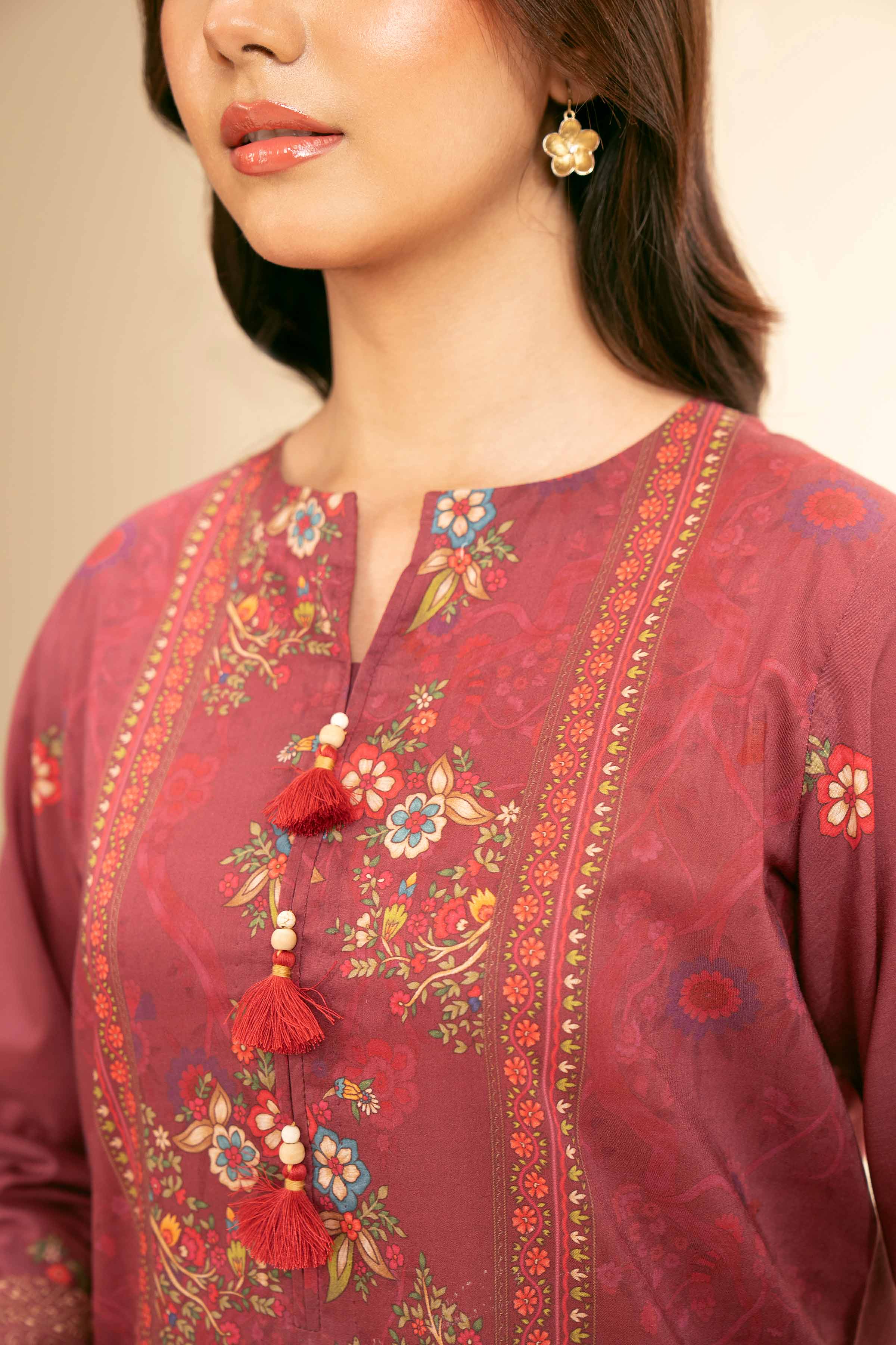 3 Piece - Digital Printed Suit - 42501189 for Women - Unstitched Collection | Nishat | Shop Online