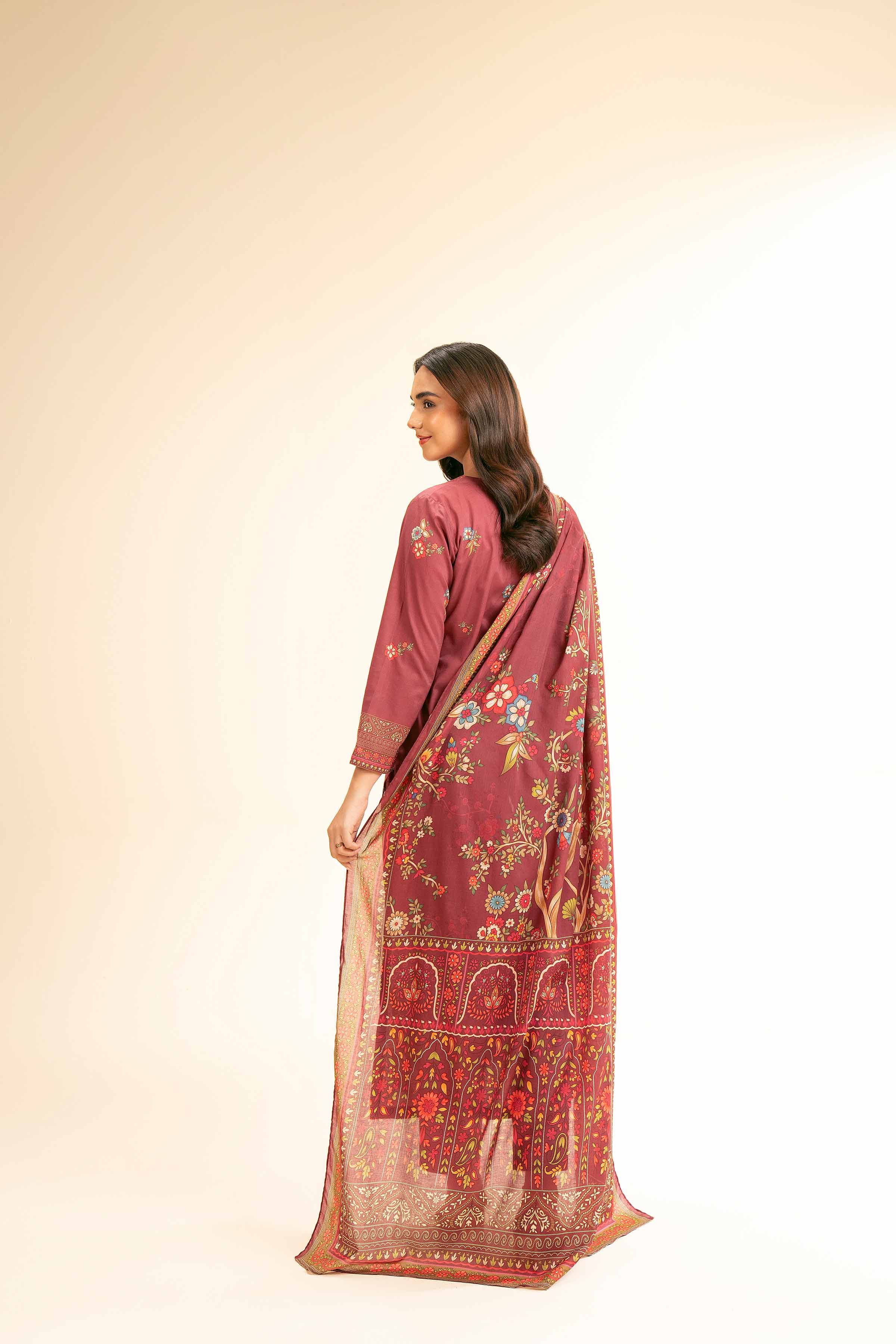 3 Piece - Digital Printed Suit - 42501189 for Women - Unstitched Collection | Nishat | Shop Online
