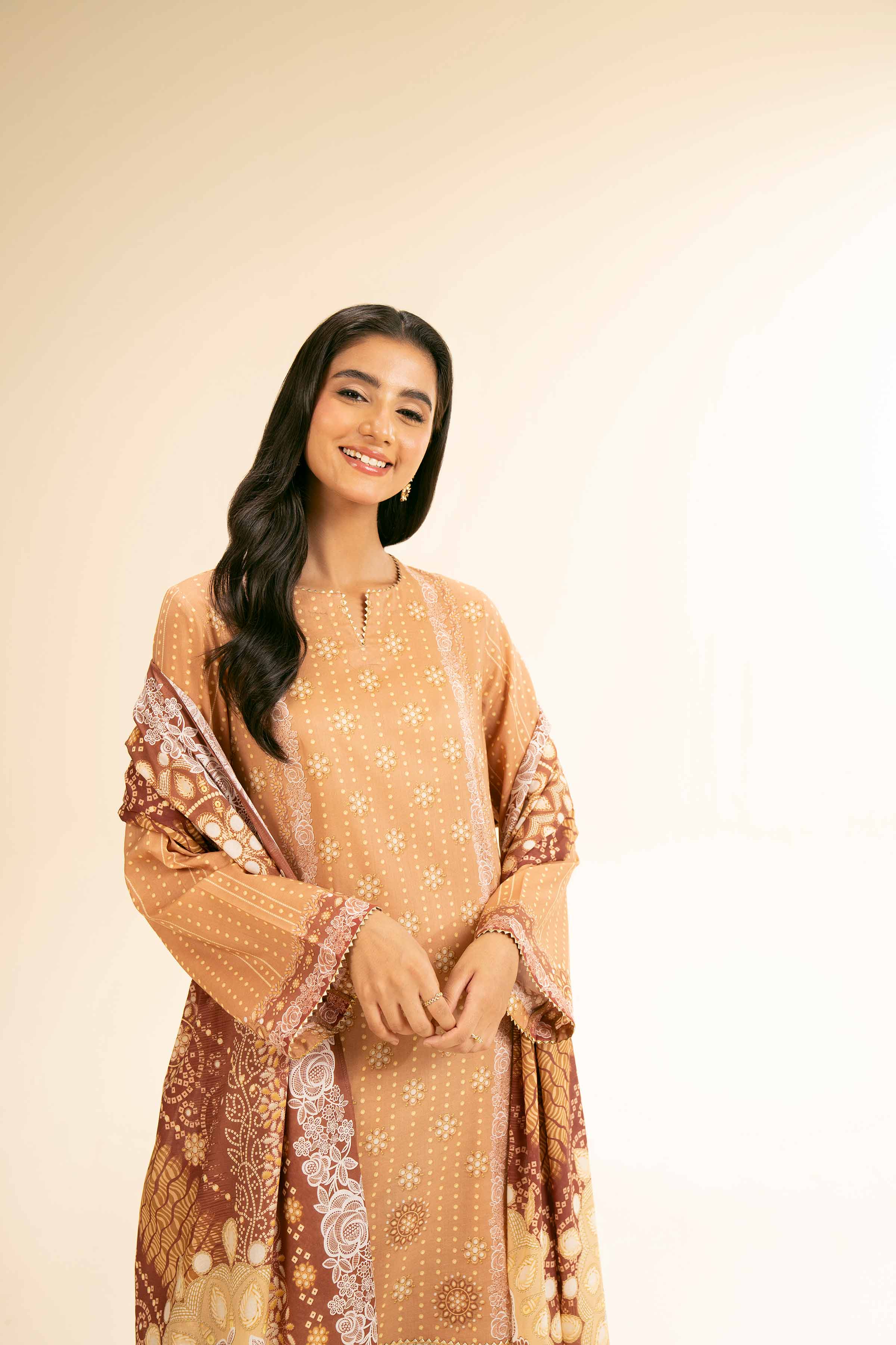 3 Piece - Digital Printed Suit - 42501192 for Women - Unstitched Collection | Nishat | Shop Online