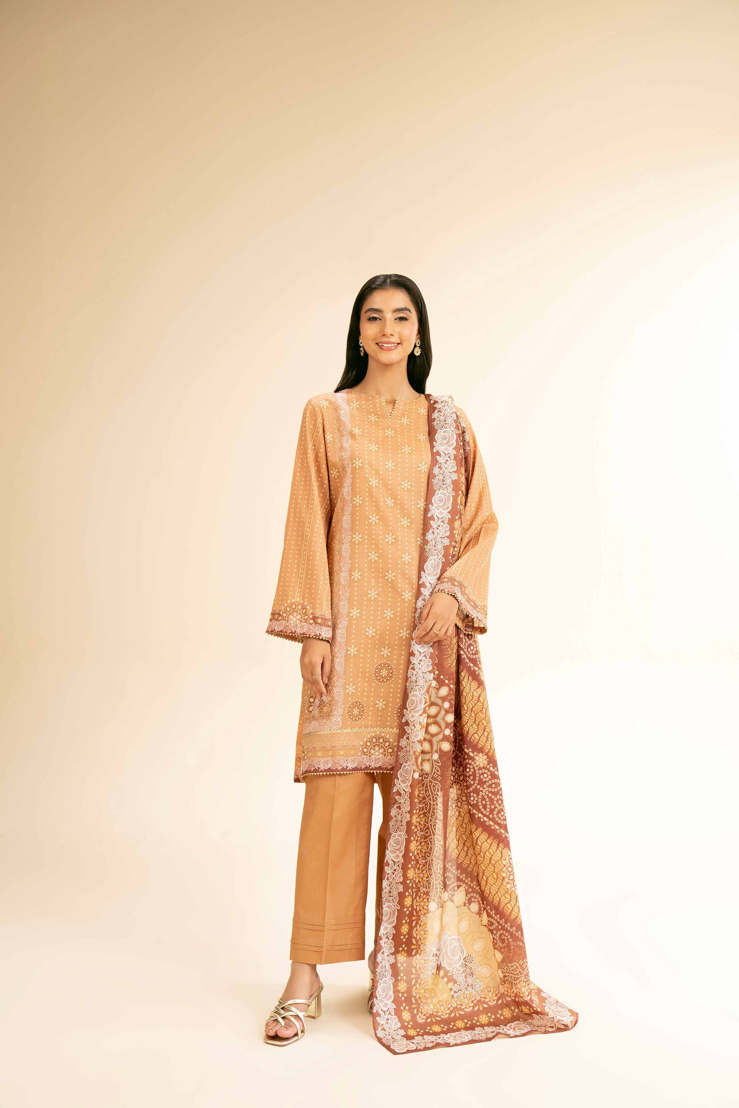 3 Piece - Digital Printed Suit - 42501192 for Women - Unstitched Collection | Nishat | Shop Online