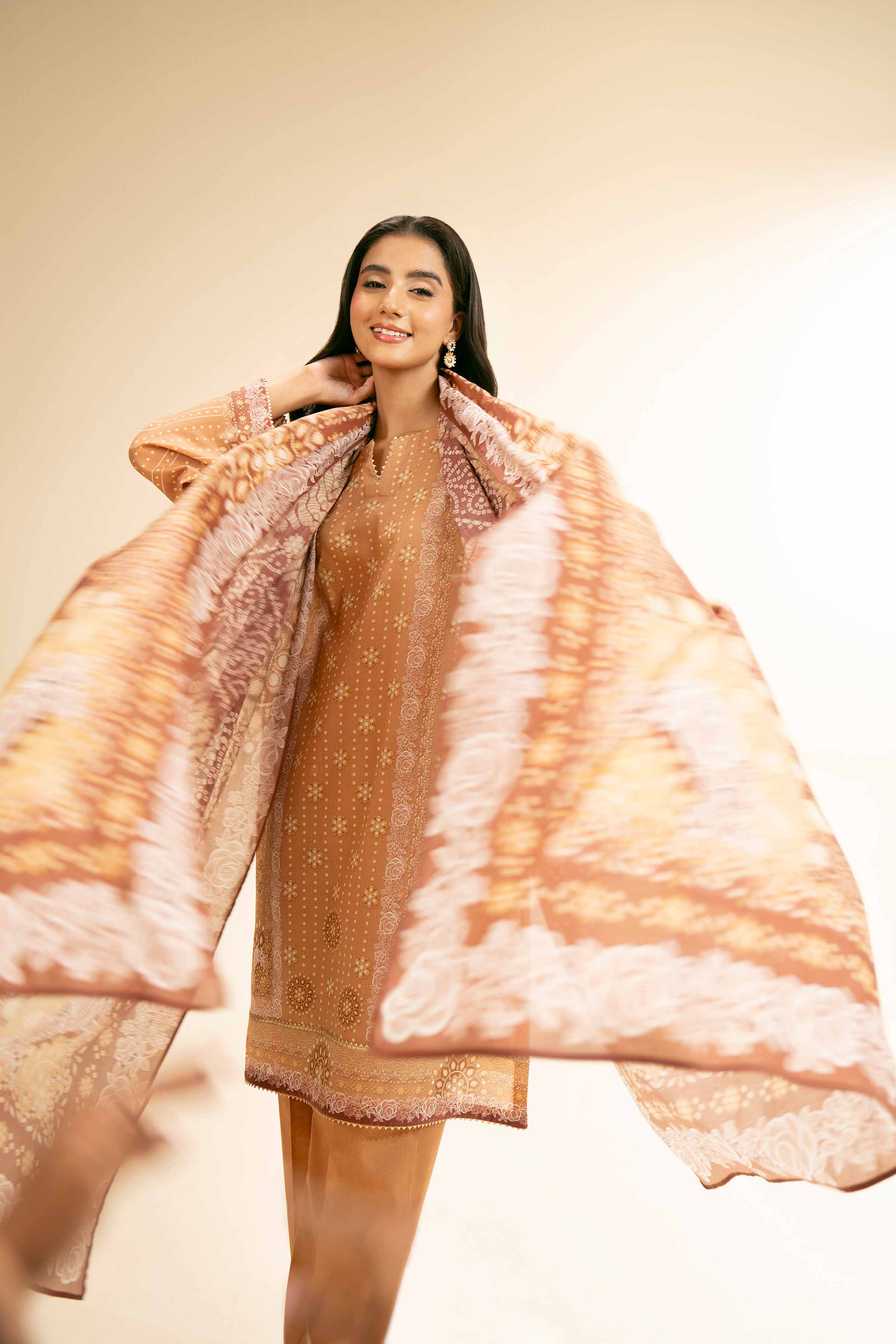 3 Piece - Digital Printed Suit - 42501192 for Women - Unstitched Collection | Nishat | Shop Online
