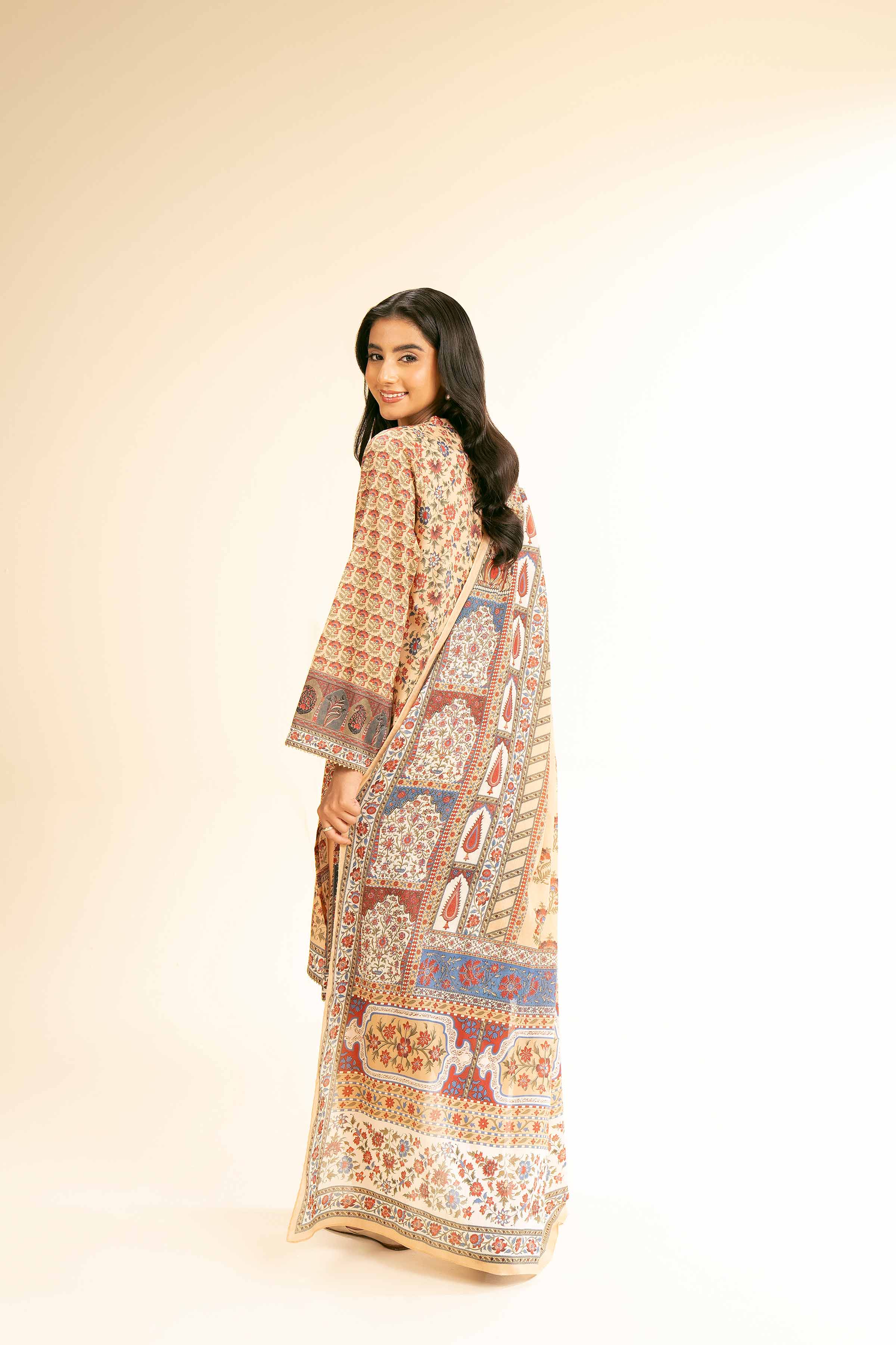 3 Piece - Digital Printed Suit - 42501194 for Women - Unstitched Collection | Nishat | Shop Online
