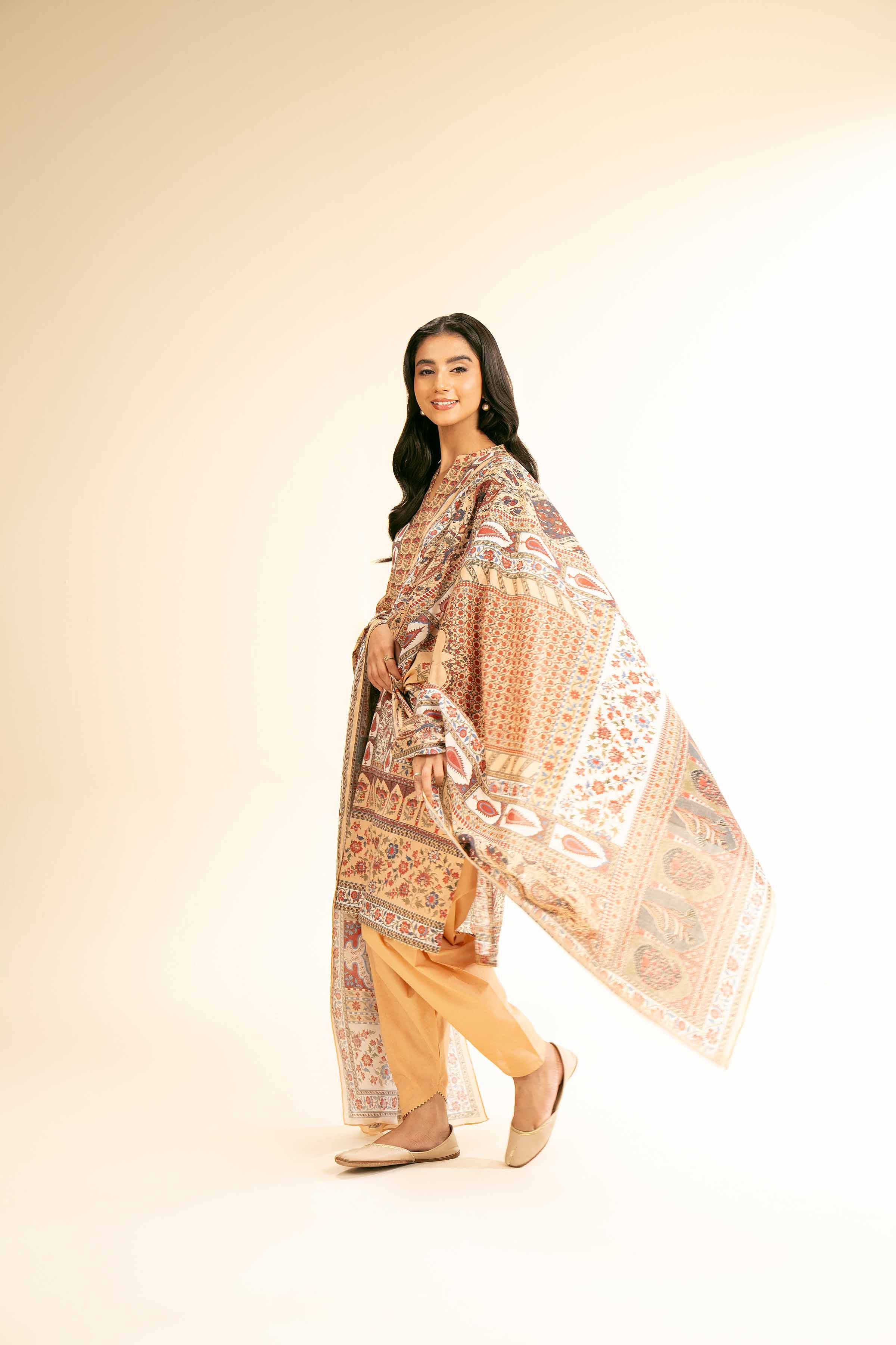 3 Piece - Digital Printed Suit - 42501194 for Women - Unstitched Collection | Nishat | Shop Online