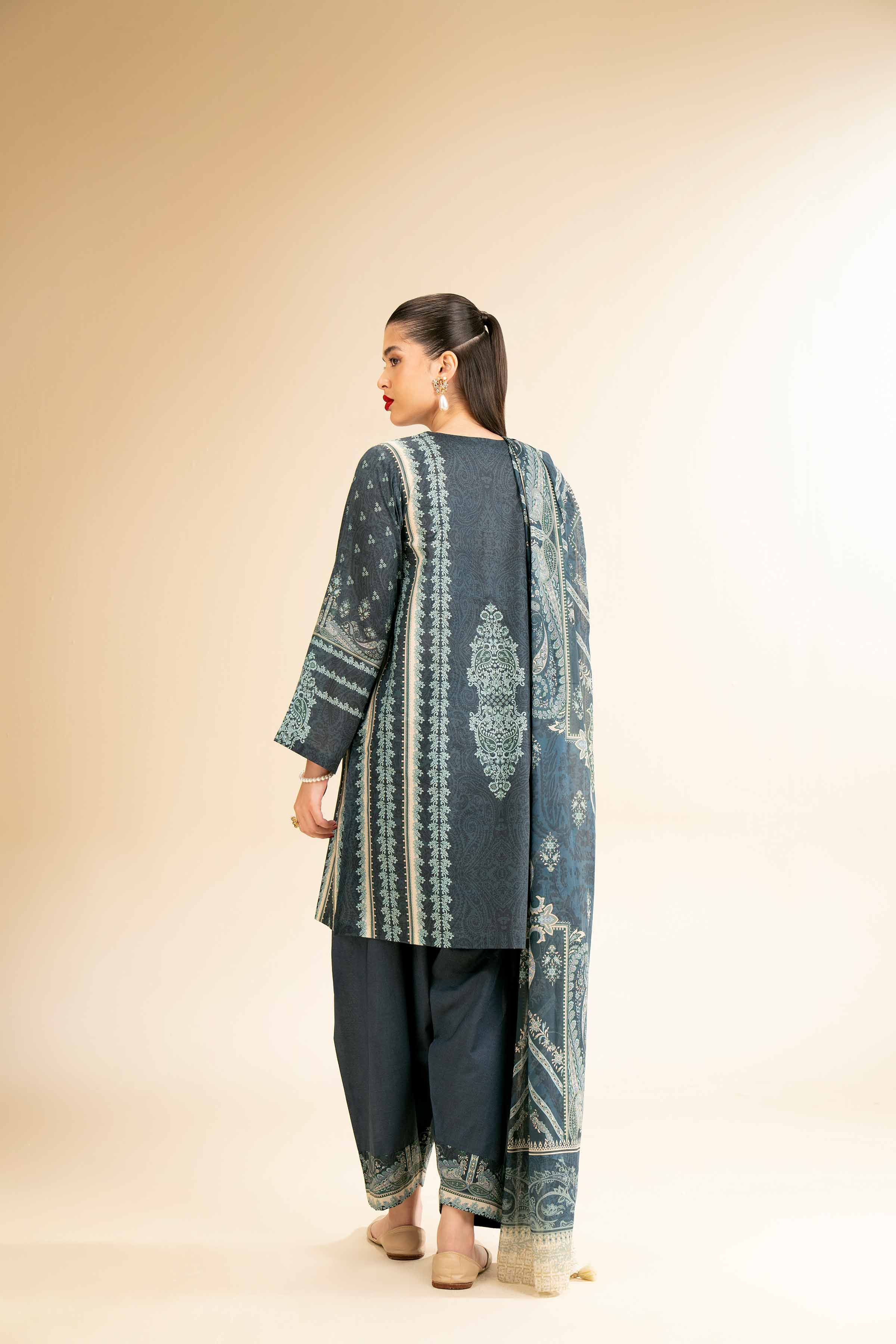 3 Piece - Digital Printed Suit - 42501196 for Women - Unstitched Collection | Nishat | Shop Online