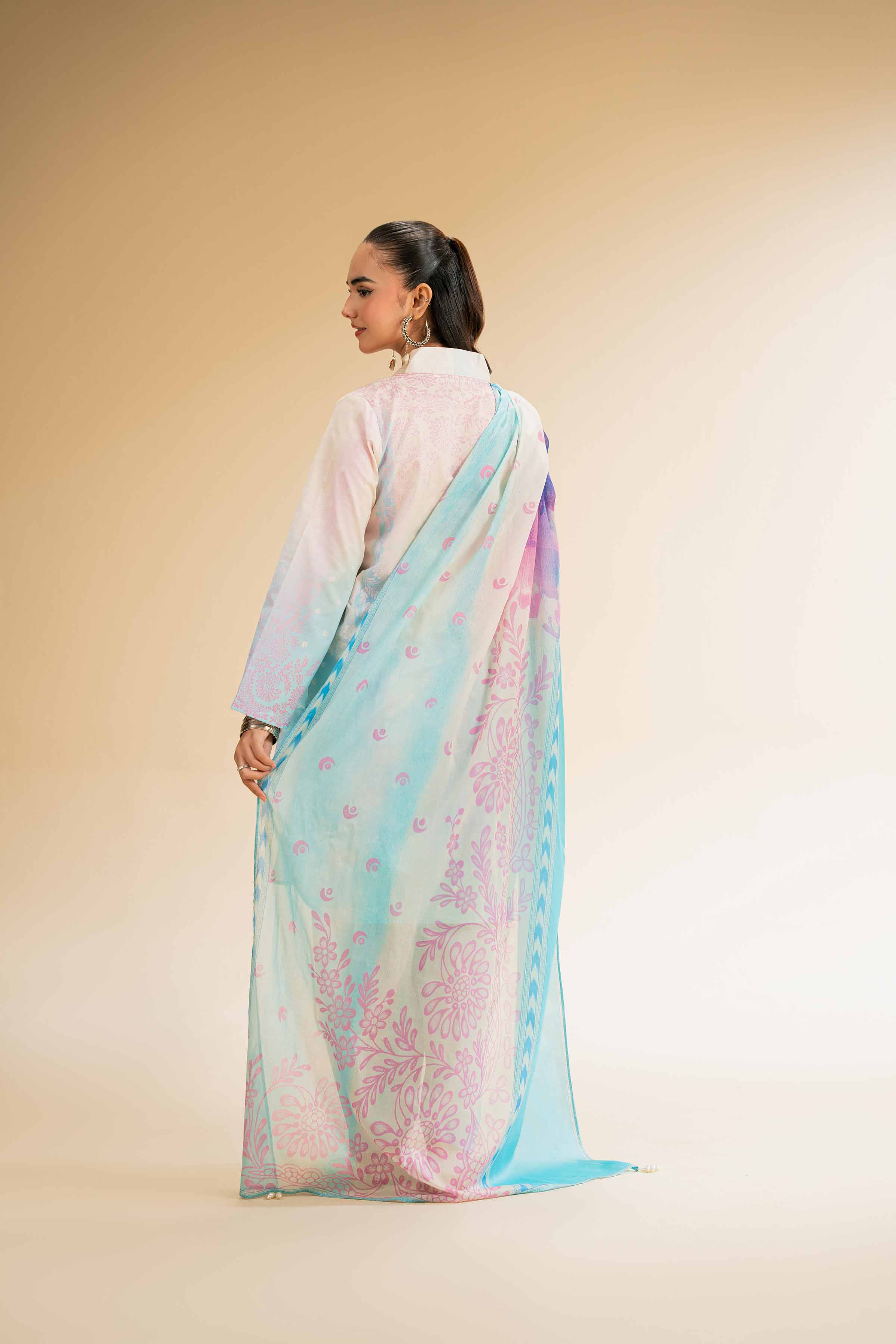 3 Piece - Digital Printed Suit - 42501201 for Women - Unstitched Collection | Nishat | Shop Online