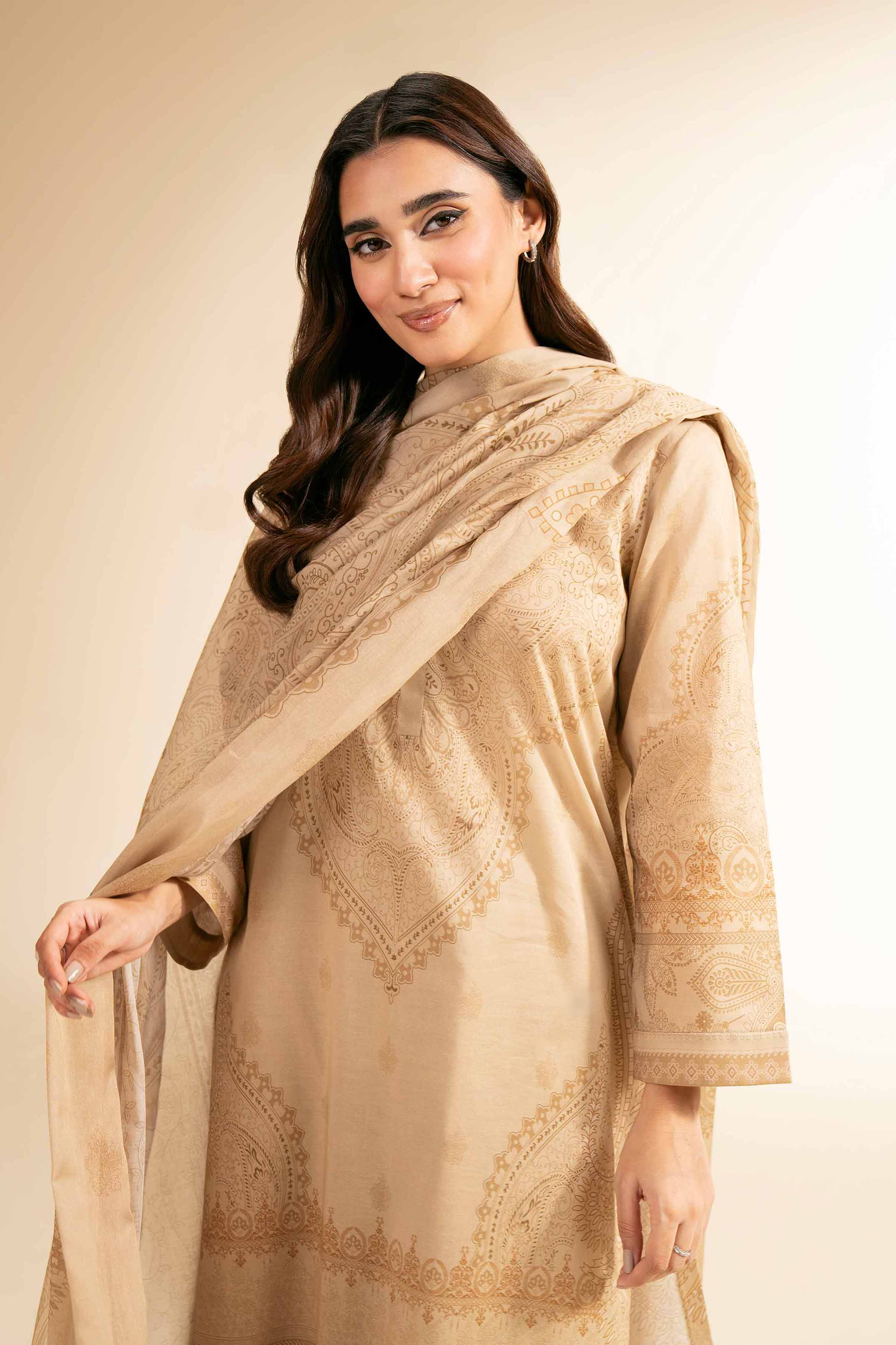 3 Piece - Digital Printed Suit - 42501203 for Women - Unstitched Collection | Nishat | Shop Online