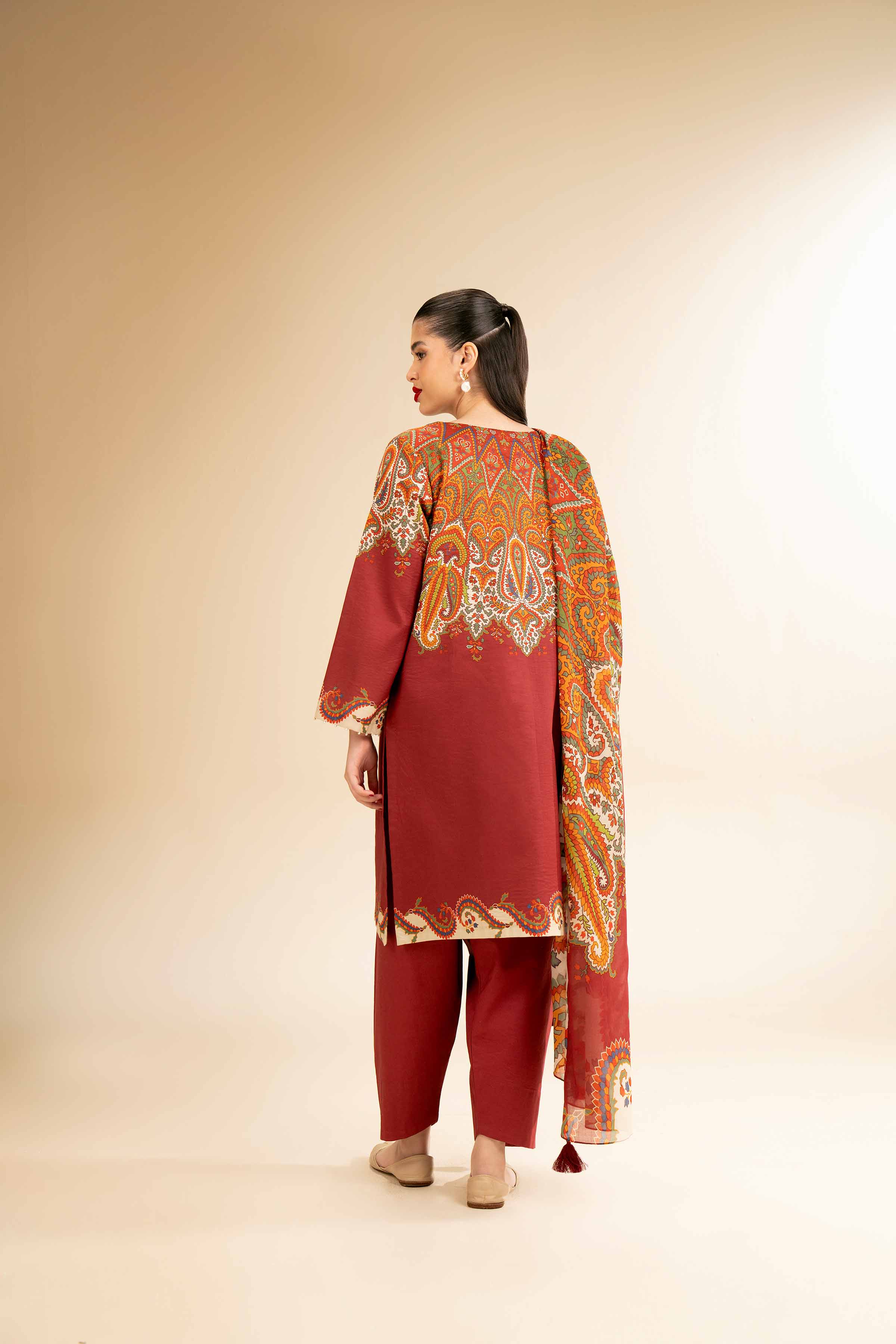 3 Piece - Digital Printed Suit - 42501204 for Women - Unstitched Collection | Nishat | Shop Online