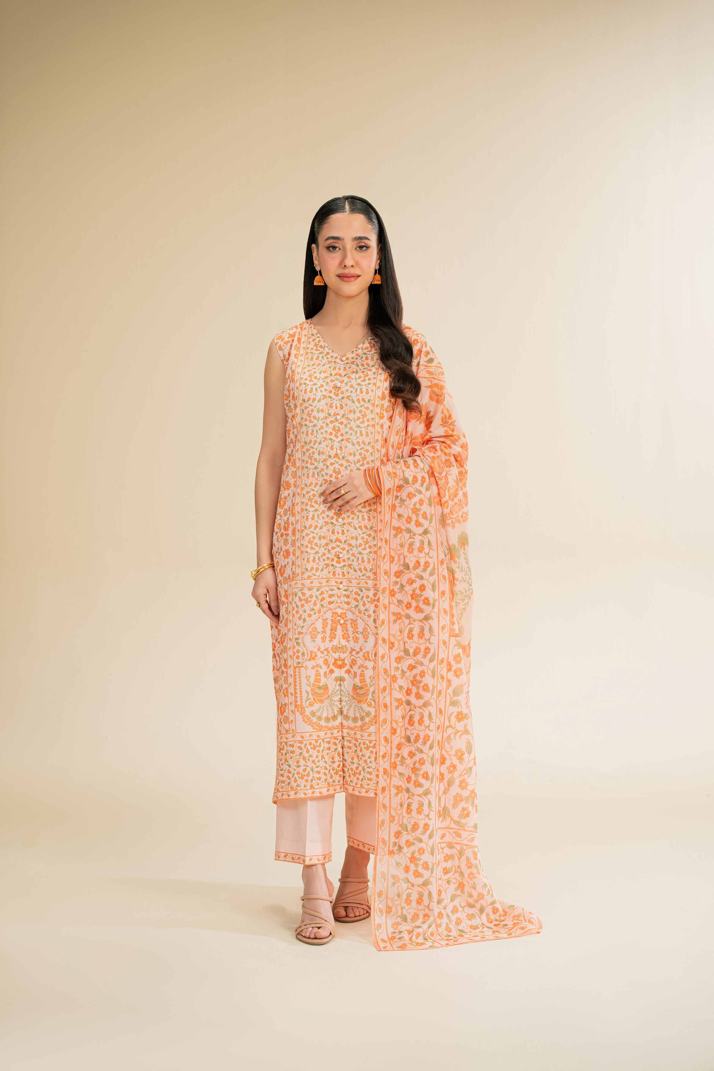 3 Piece - Digital Printed Suit - 42501205 for Women - Unstitched Collection | Nishat | Shop Online