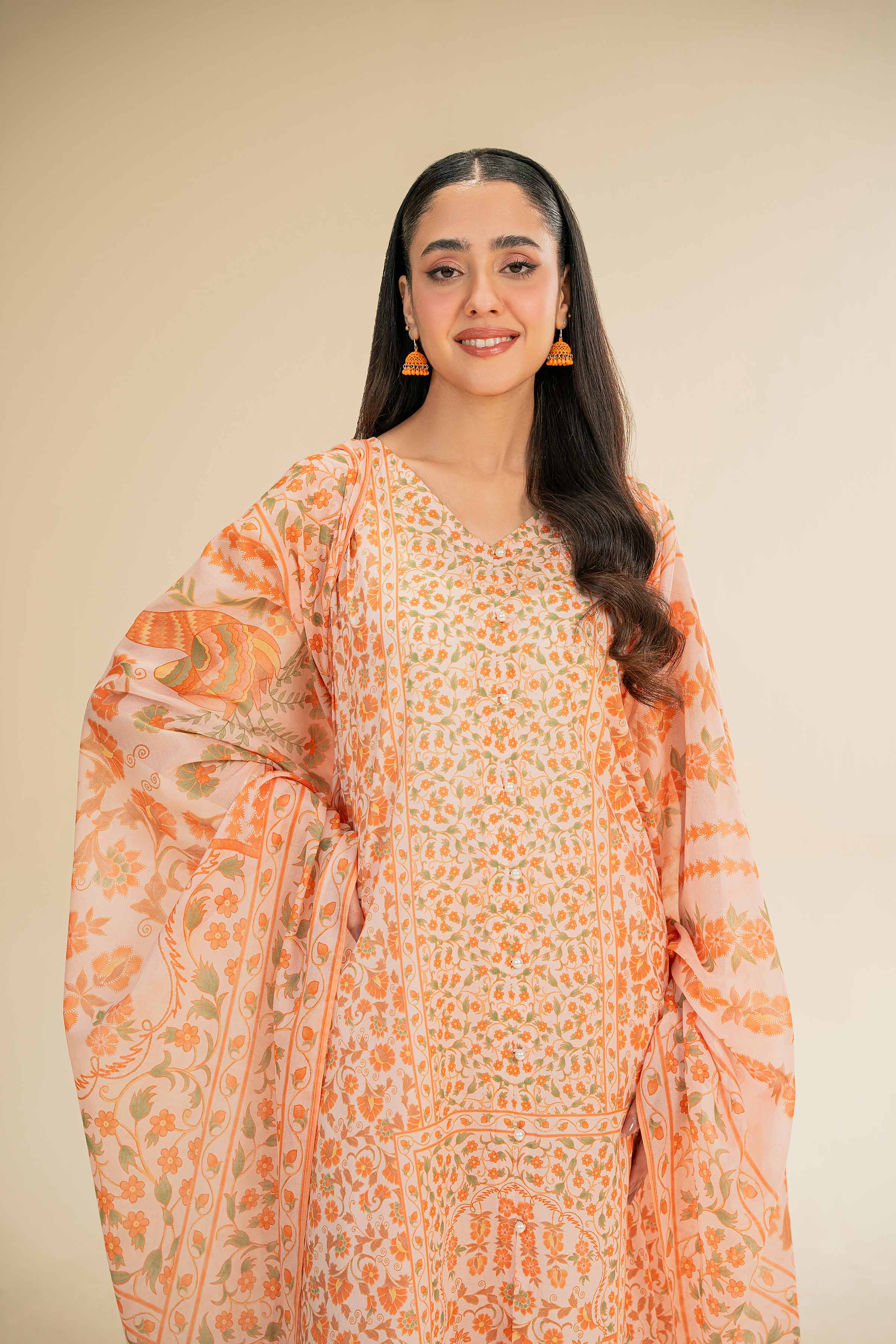 3 Piece - Digital Printed Suit - 42501205 for Women - Unstitched Collection | Nishat | Shop Online
