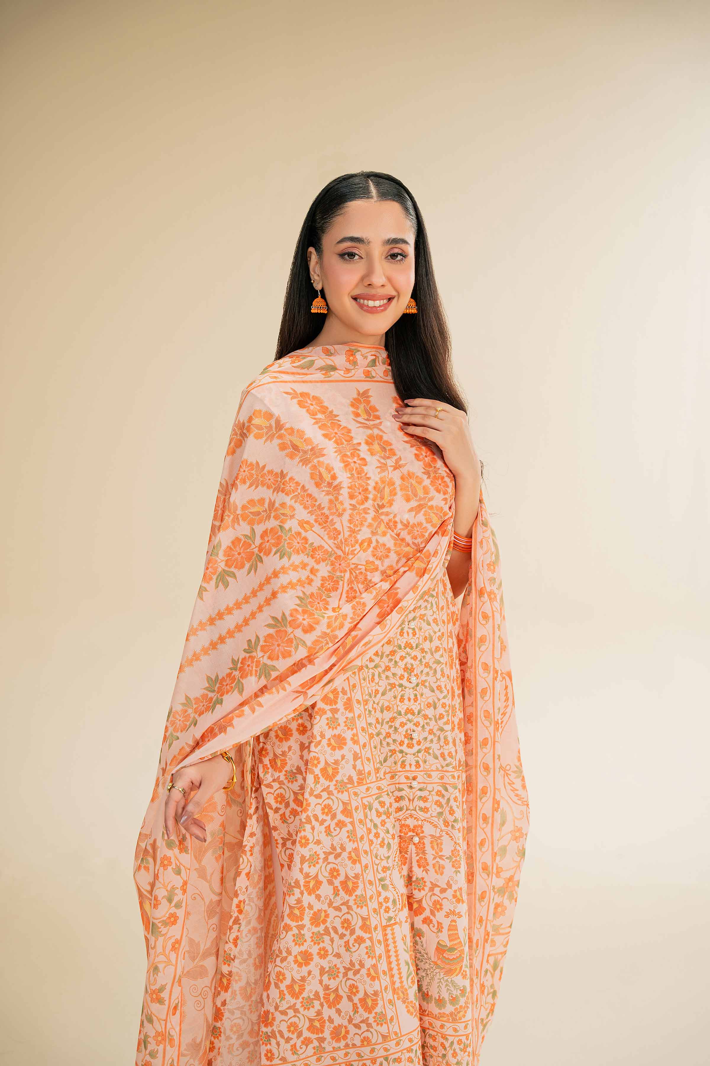 3 Piece - Digital Printed Suit - 42501205 for Women - Unstitched Collection | Nishat | Shop Online