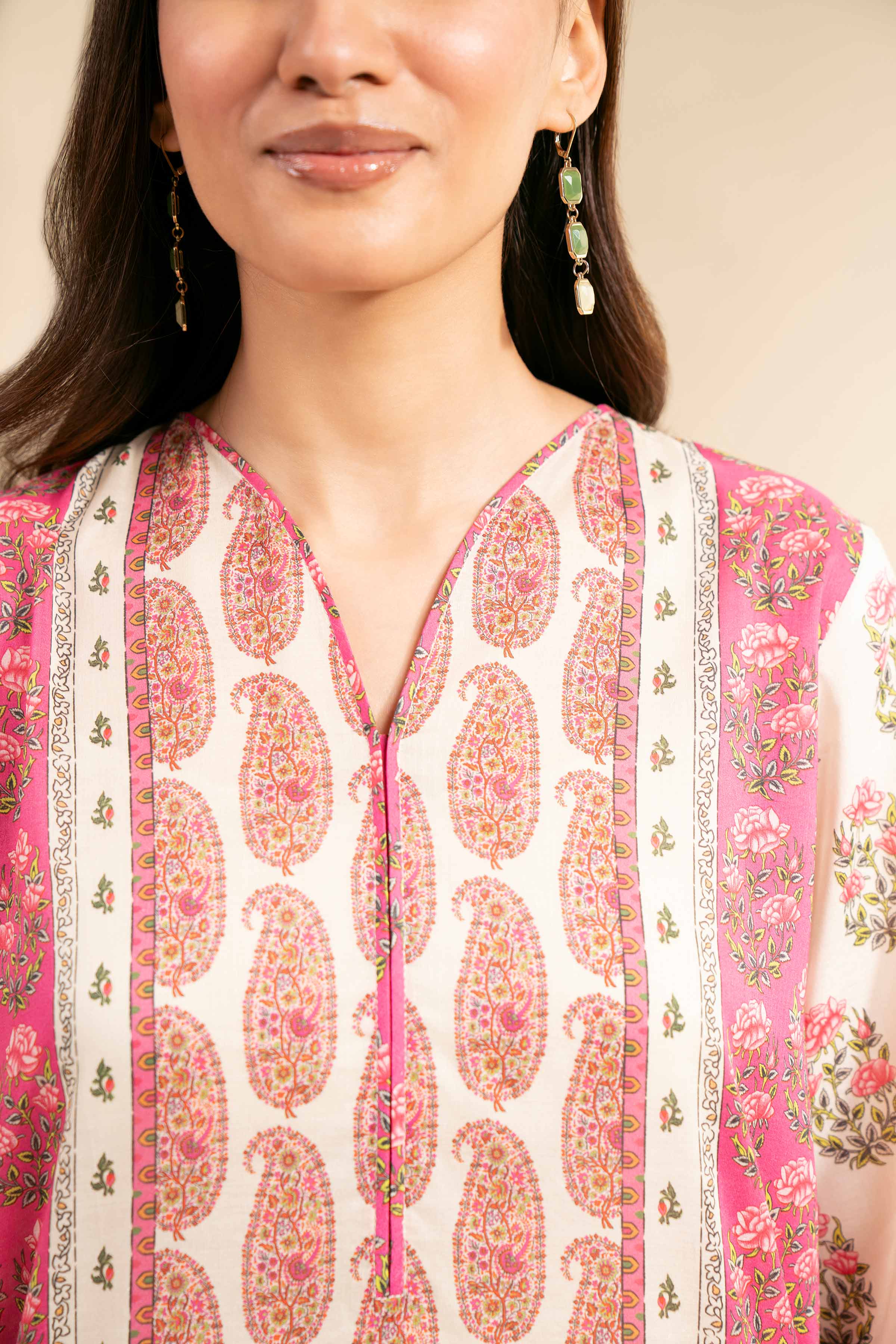 3 Piece - Digital Printed Suit - 42501206 for Women - Unstitched Collection | Nishat | Shop Online