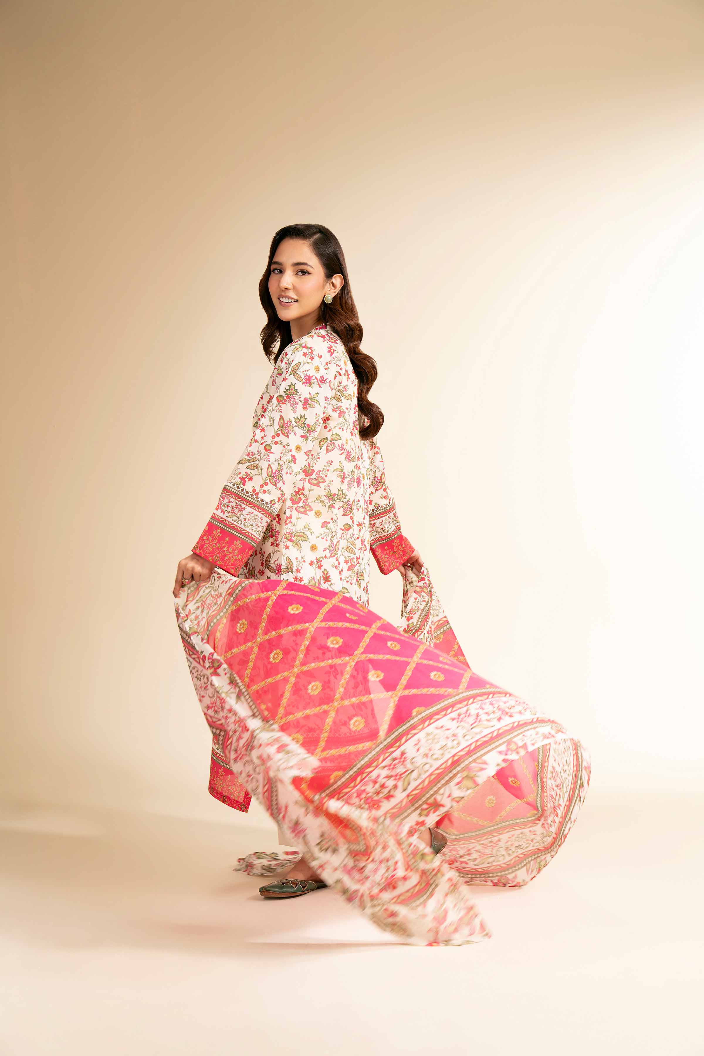3 Piece - Digital Printed Suit - 42501212 for Women - Unstitched Collection | Nishat | Shop Online