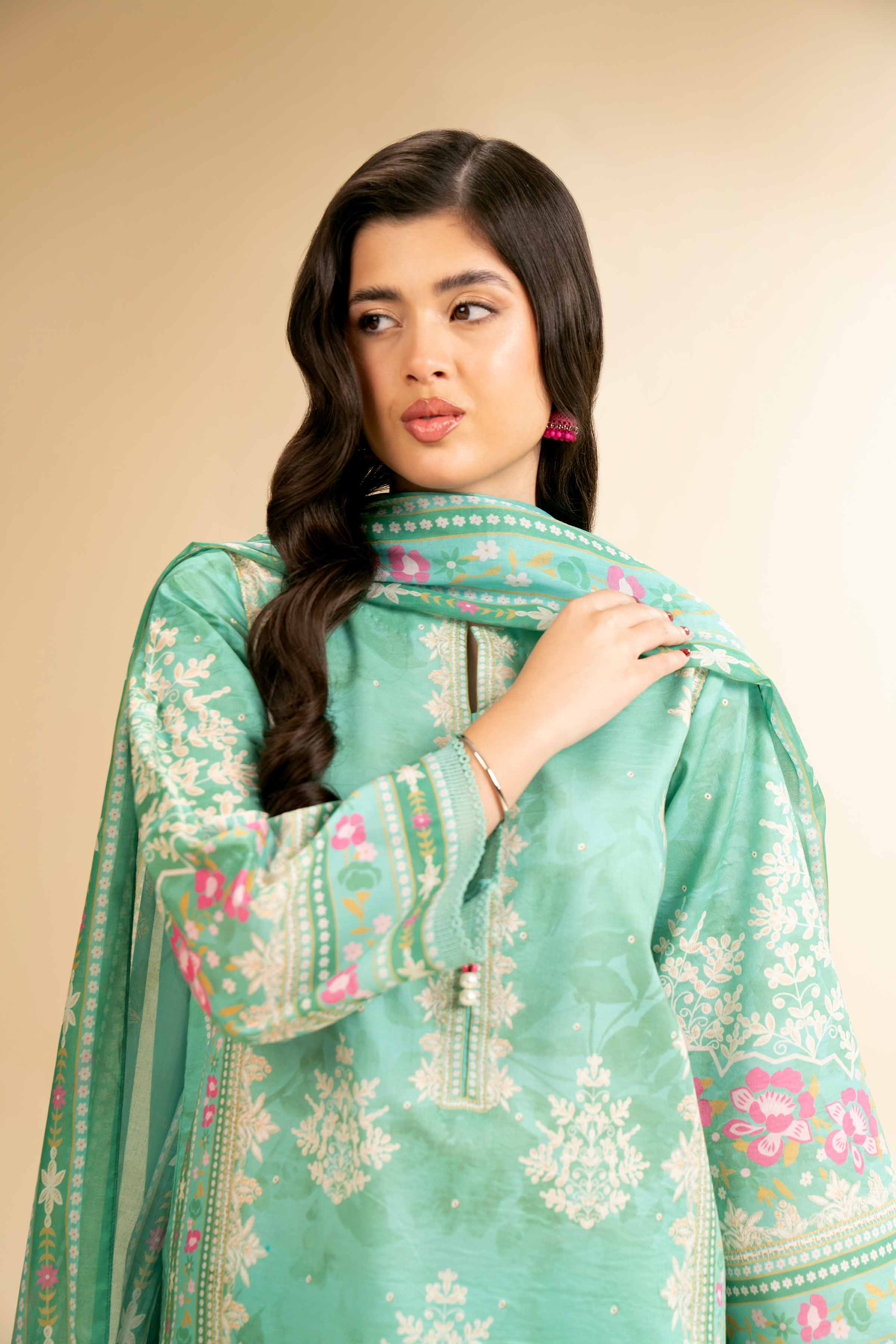 3 Piece - Digital Printed Suit - 42501213 for Women - Unstitched Collection | Nishat | Shop Online