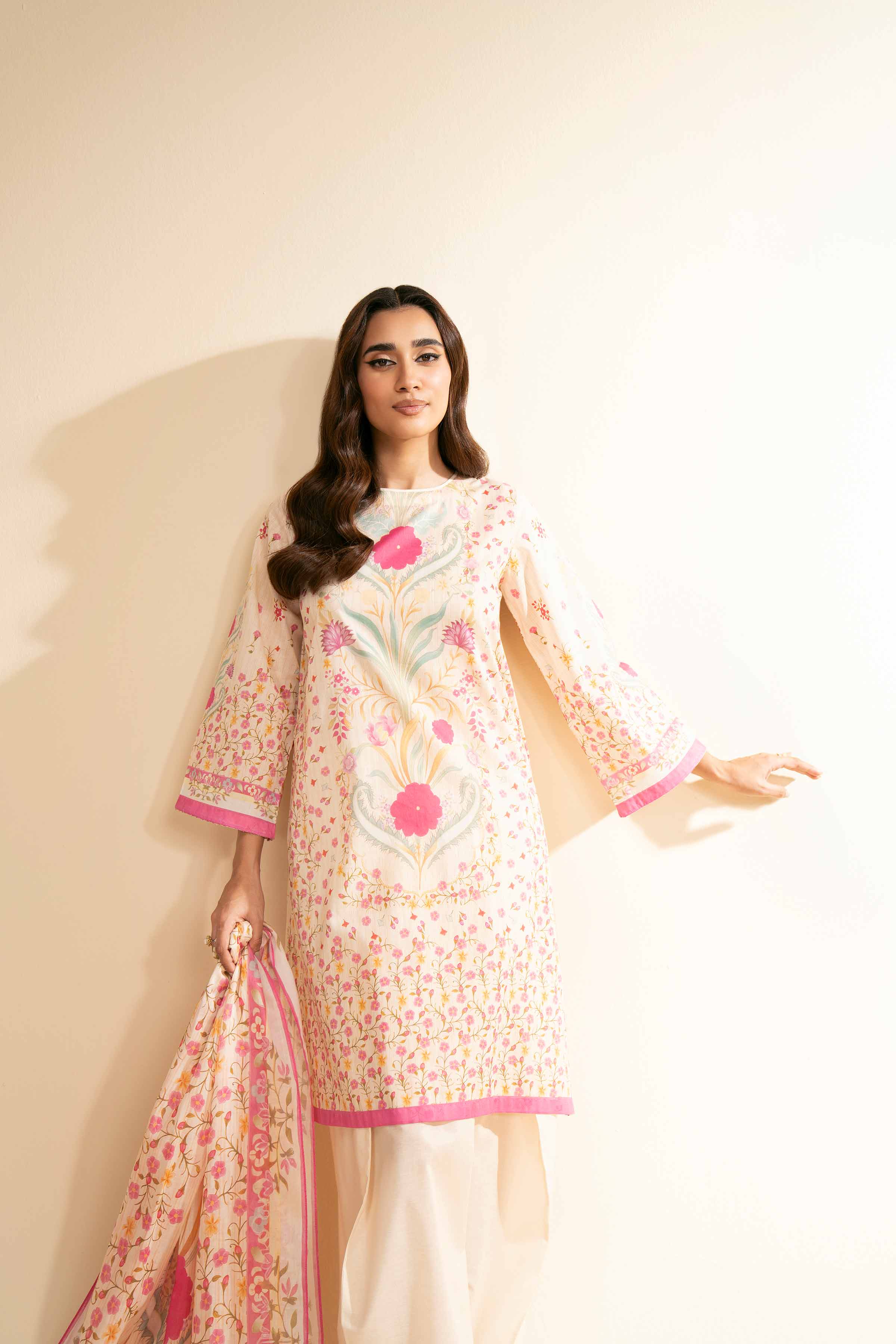 3 Piece - Digital Printed Suit - 42501214 for Women - Unstitched Collection | Nishat | Shop Online