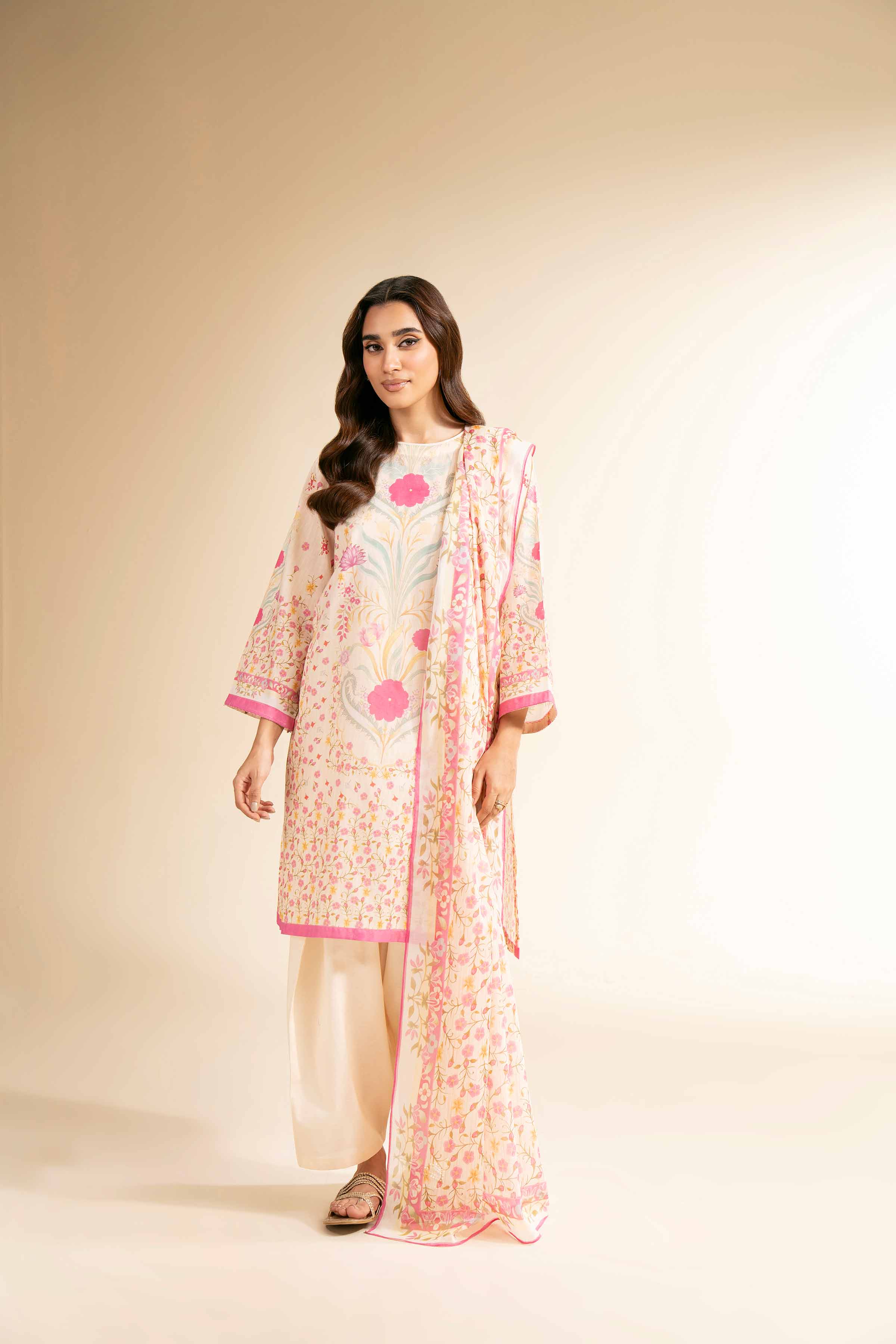 3 Piece - Digital Printed Suit - 42501214 for Women - Unstitched Collection | Nishat | Shop Online