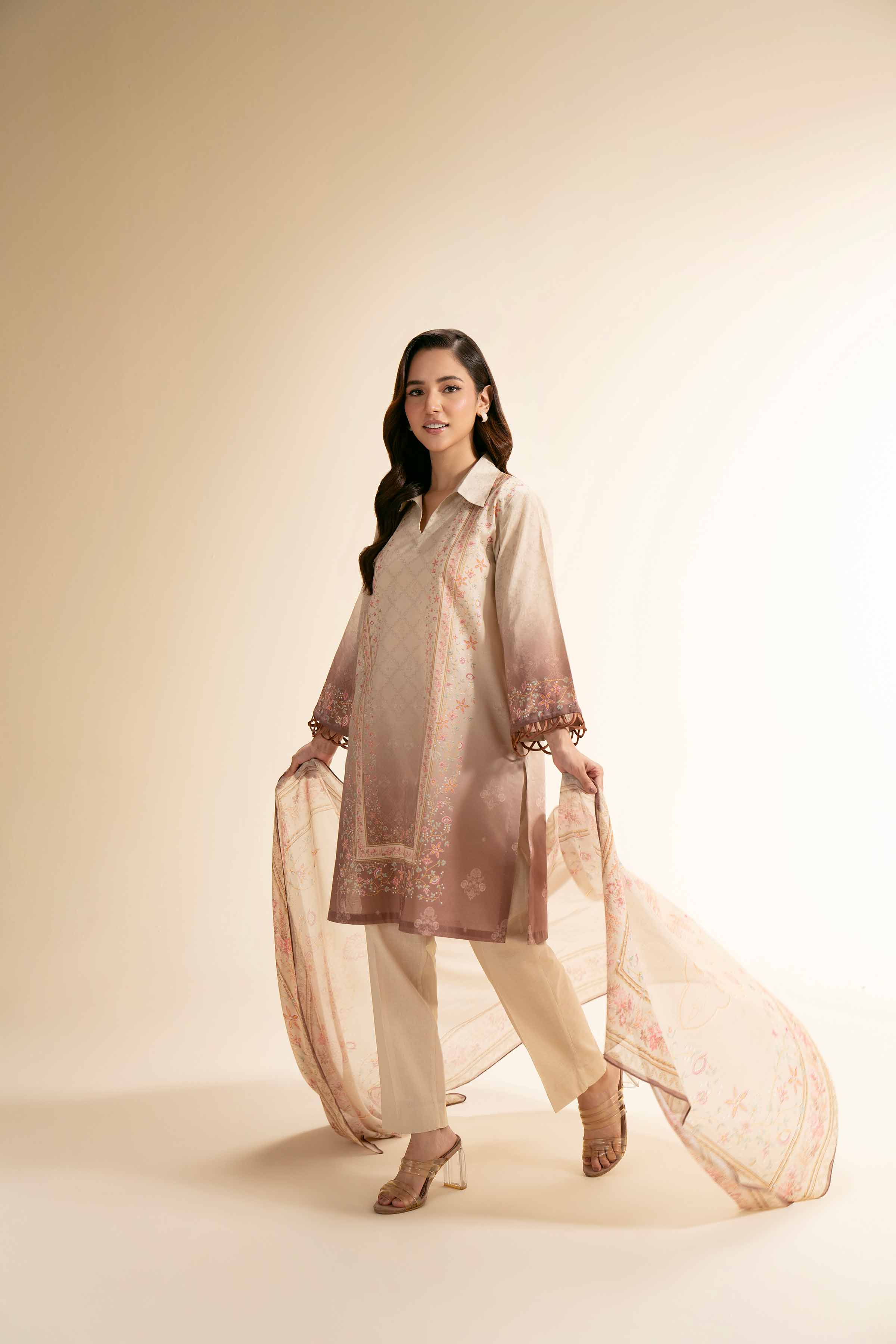 3 Piece - Digital Printed Suit - 42501215 for Women - Unstitched Collection | Nishat | Shop Online