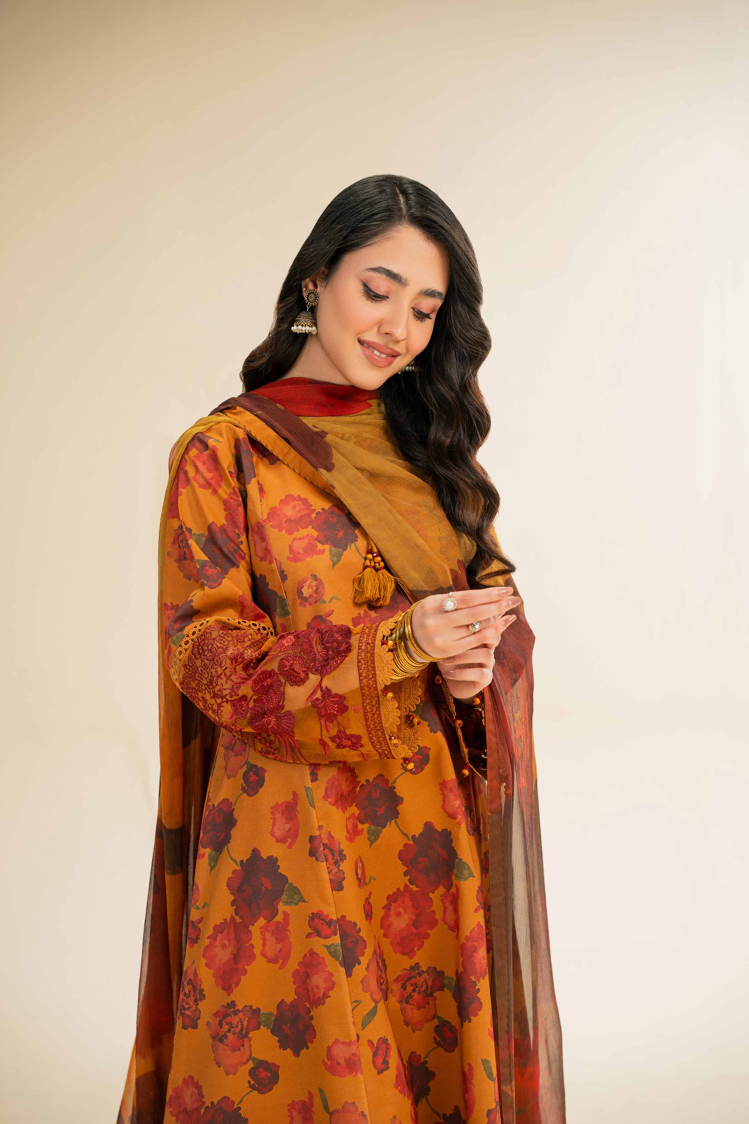 3 Piece - Printed Embroidered Suit - 42501216 for Women - Unstitched Collection | Nishat | Shop Online