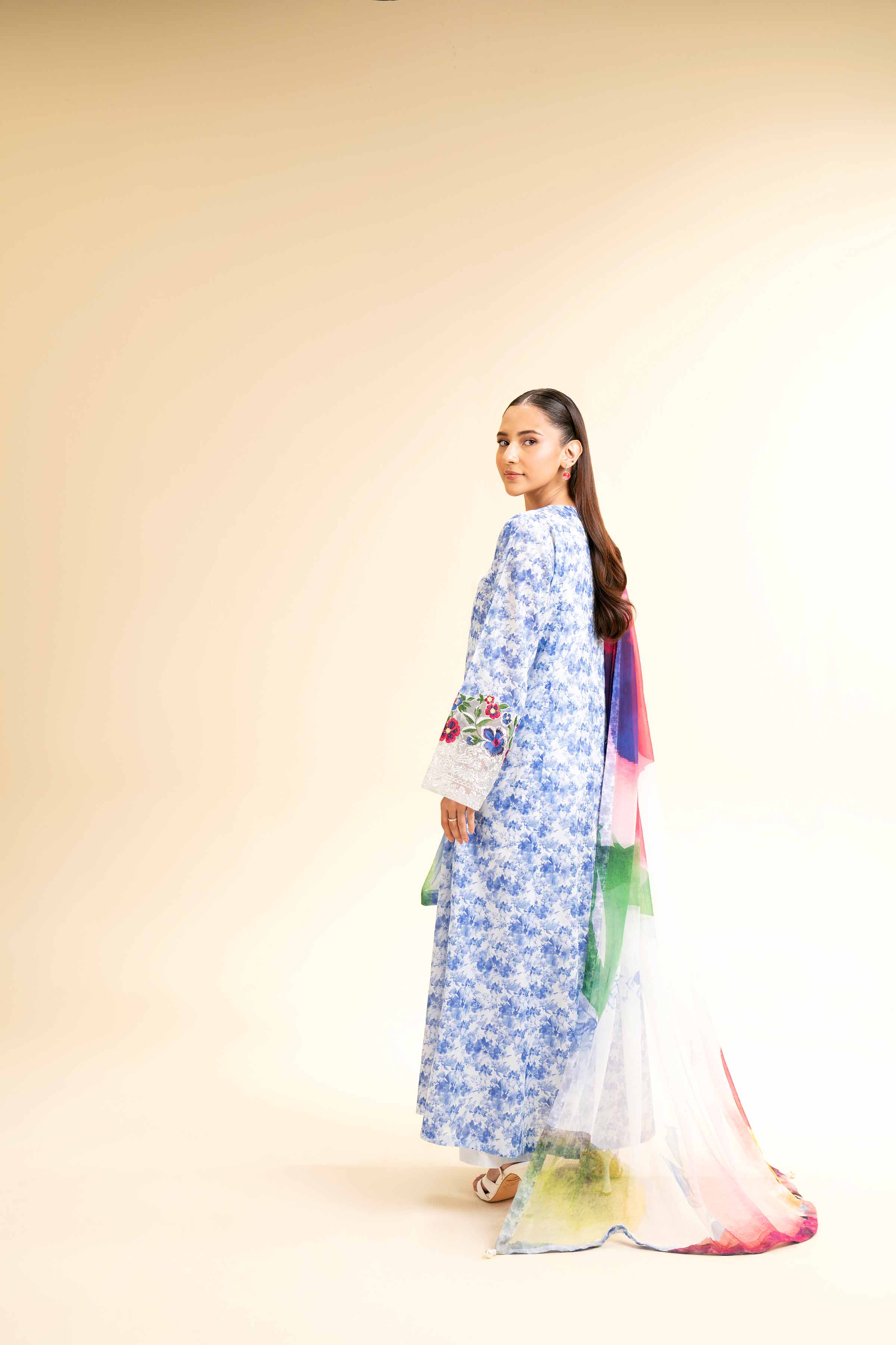 3 Piece - Printed Embroidered Suit - 42501218 for Women - Unstitched Collection | Nishat | Shop Online