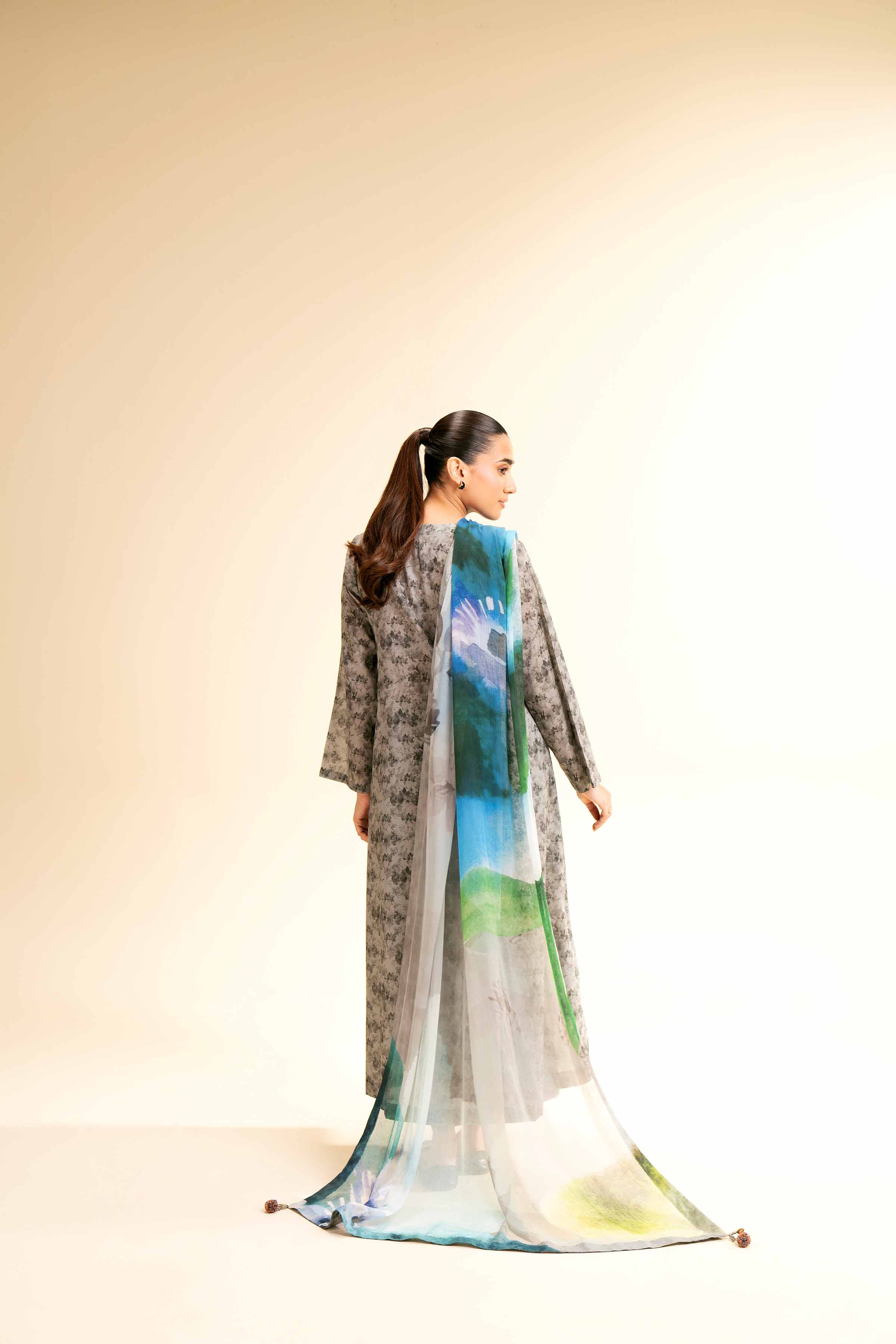 3 Piece - Printed Embroidered Suit - 42501219 for Women - Unstitched Collection | Nishat | Shop Online