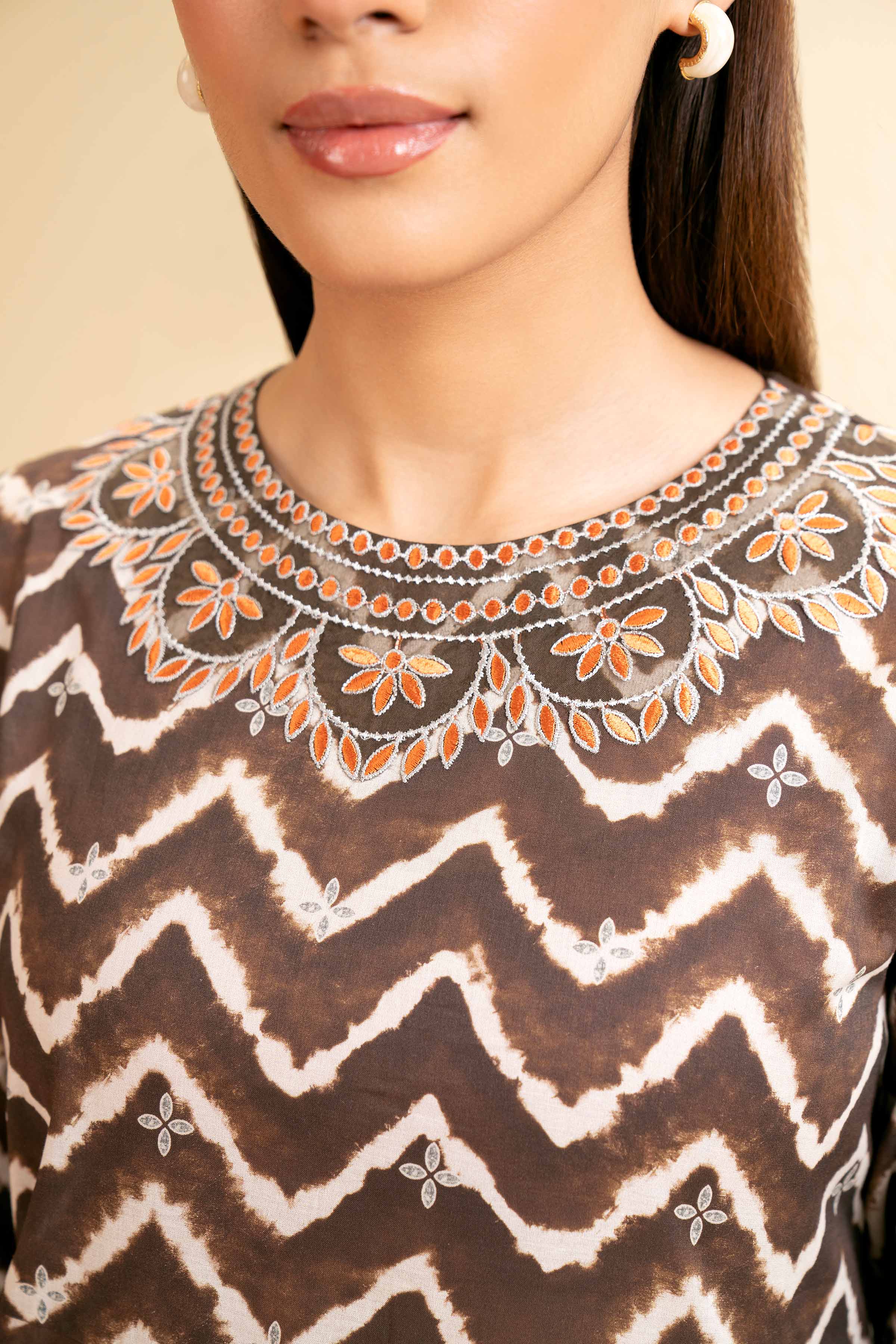 3 Piece - Printed Embroidered Suit - 42501221 for Women - Unstitched Collection | Nishat | Shop Online