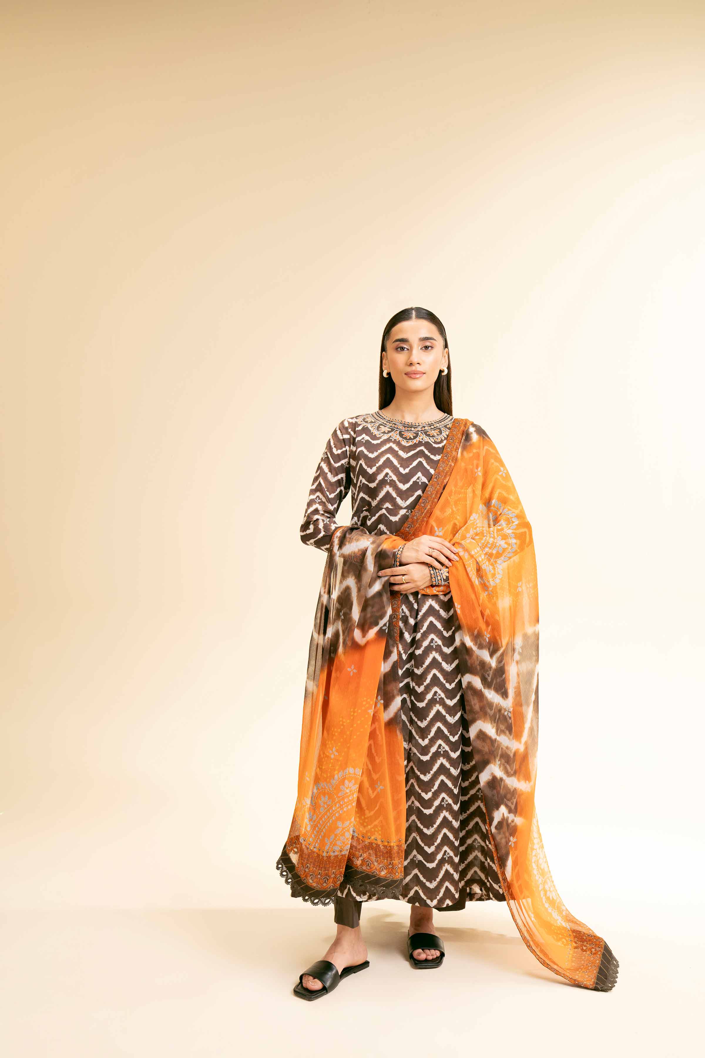 3 Piece - Printed Embroidered Suit - 42501221 for Women - Unstitched Collection | Nishat | Shop Online