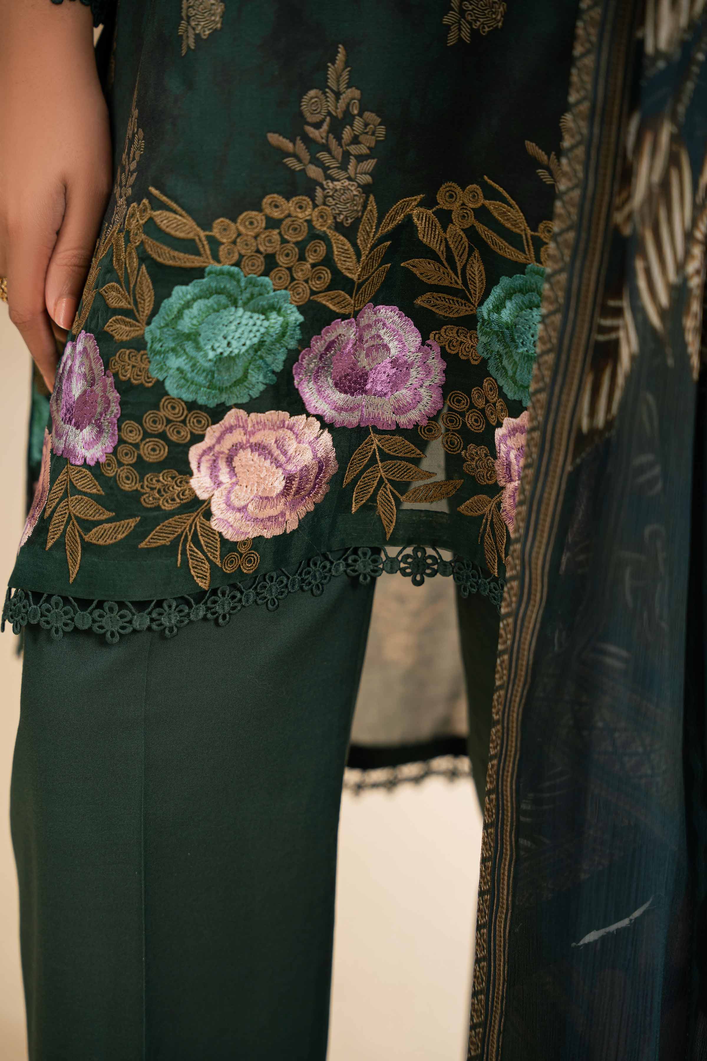 3 Piece - Printed Embroidered Suit - 42501224 for Women - Unstitched Collection | Nishat | Shop Online