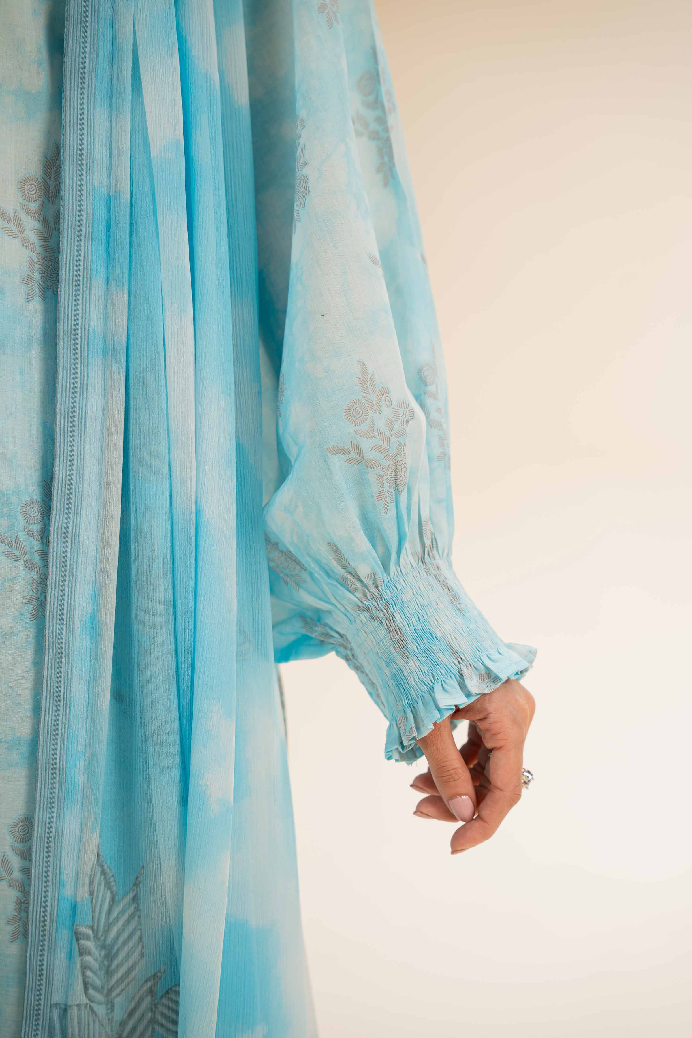 3 Piece - Printed Embroidered Suit - 42501225 for Women - Unstitched Collection | Nishat | Shop Online