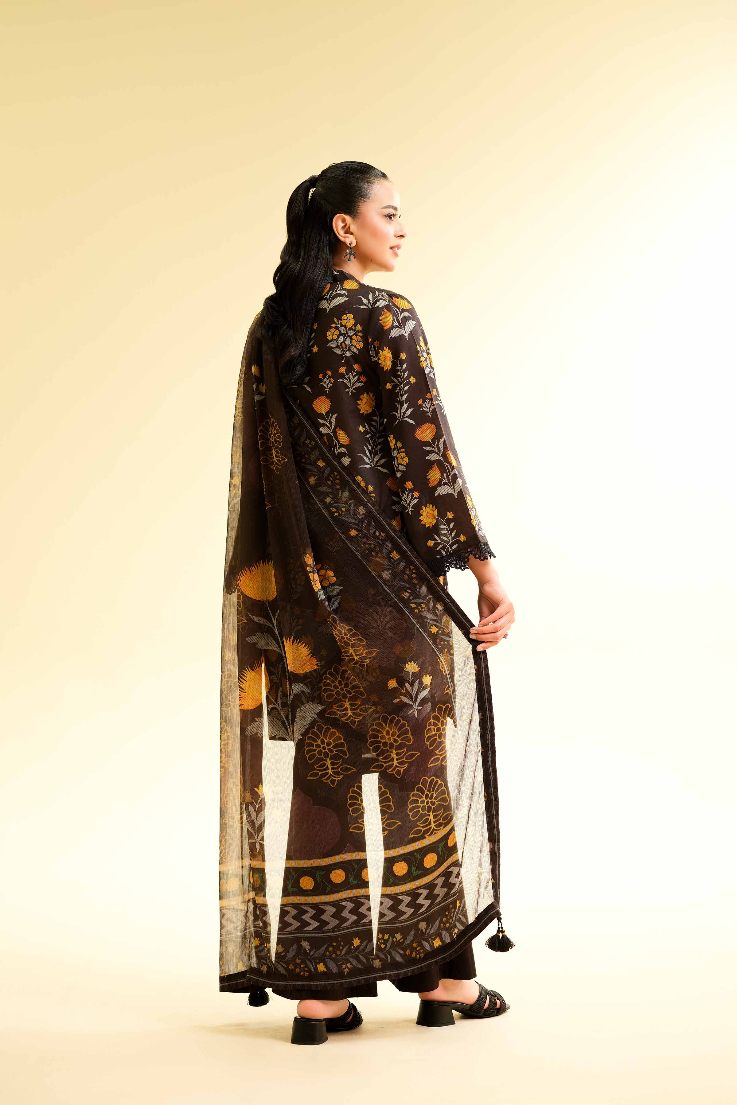 3 Piece - Printed Suit - 42501227 for Women - Unstitched Collection | Nishat | Shop Online