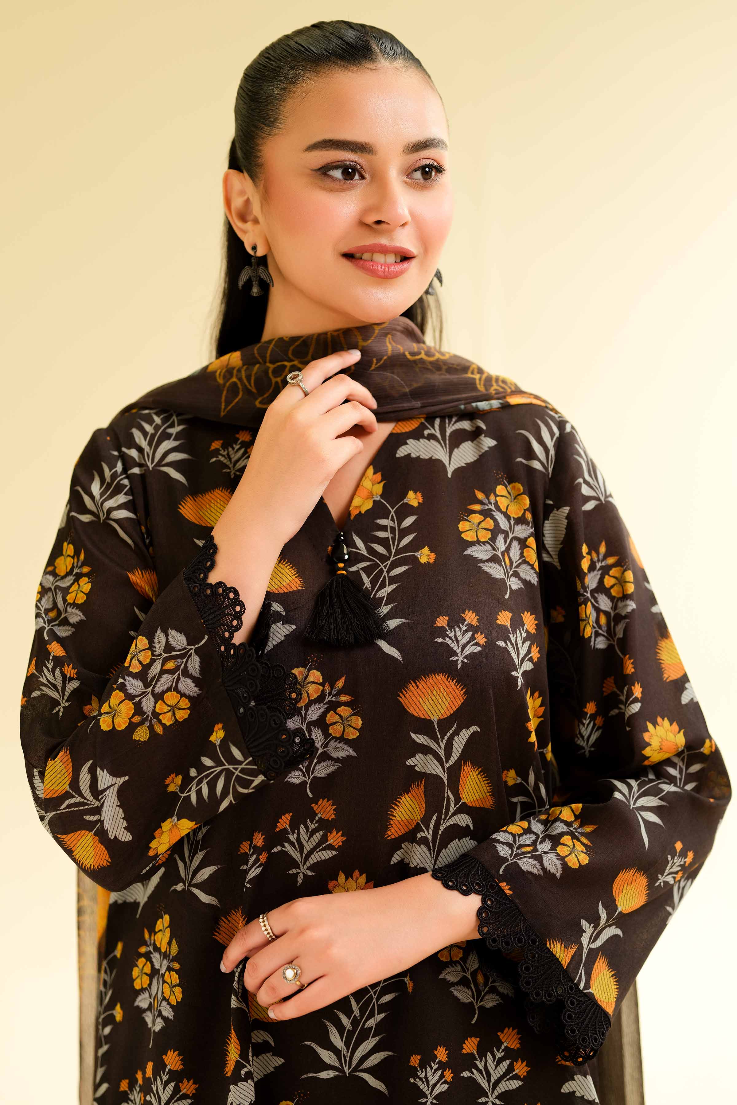 3 Piece - Printed Suit - 42501227 for Women - Unstitched Collection | Nishat | Shop Online