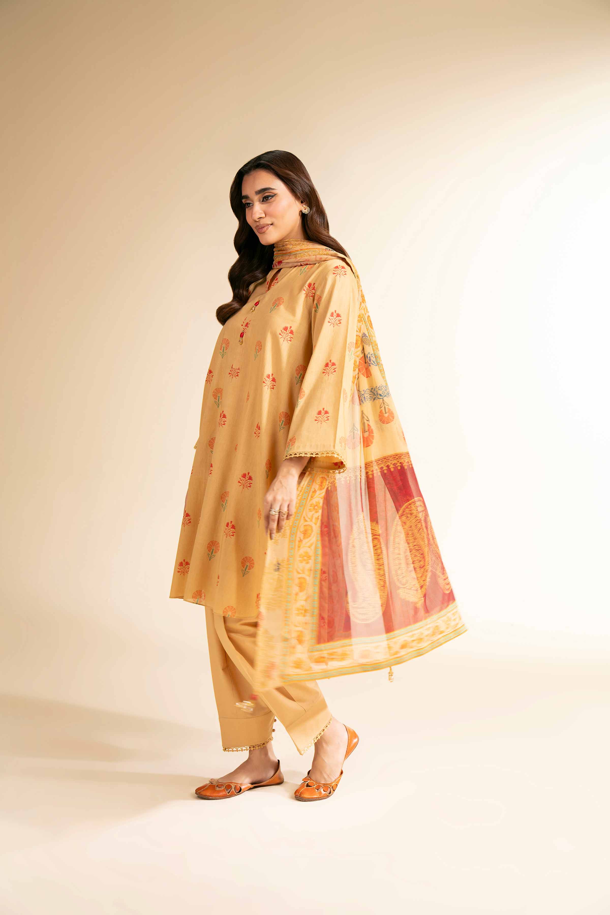 3 Piece - Printed Suit - 42501228 for Women - Unstitched Collection | Nishat | Shop Online
