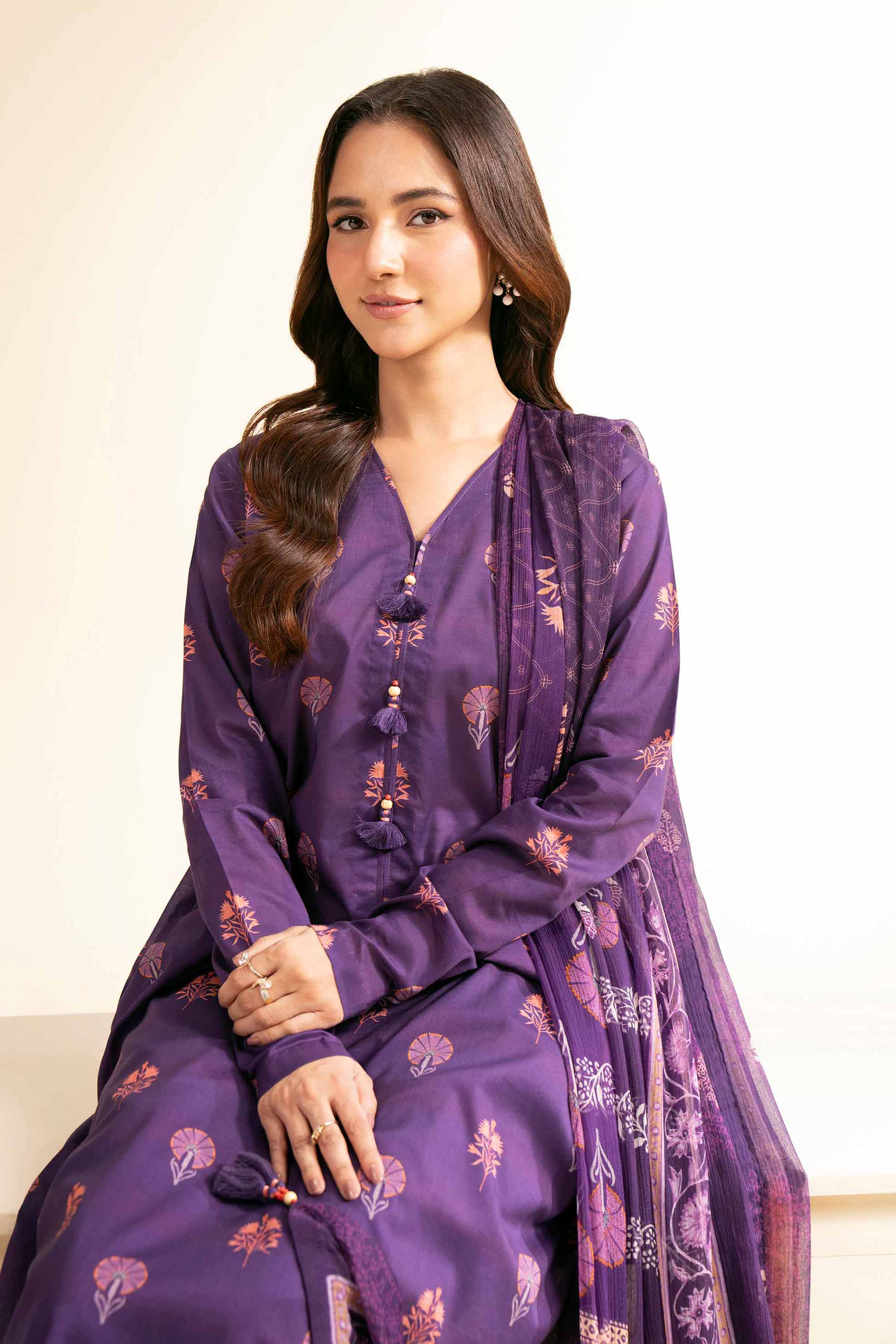 3 Piece - Printed Suit - 42501229 for Women - Unstitched Collection | Nishat | Shop Online