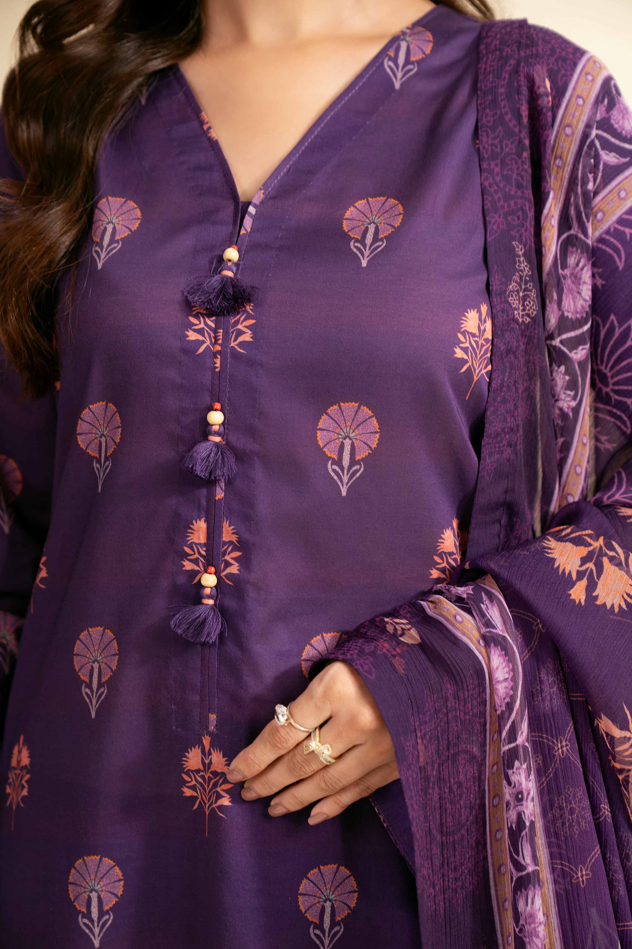 3 Piece - Printed Suit - 42501229 for Women - Unstitched Collection | Nishat | Shop Online
