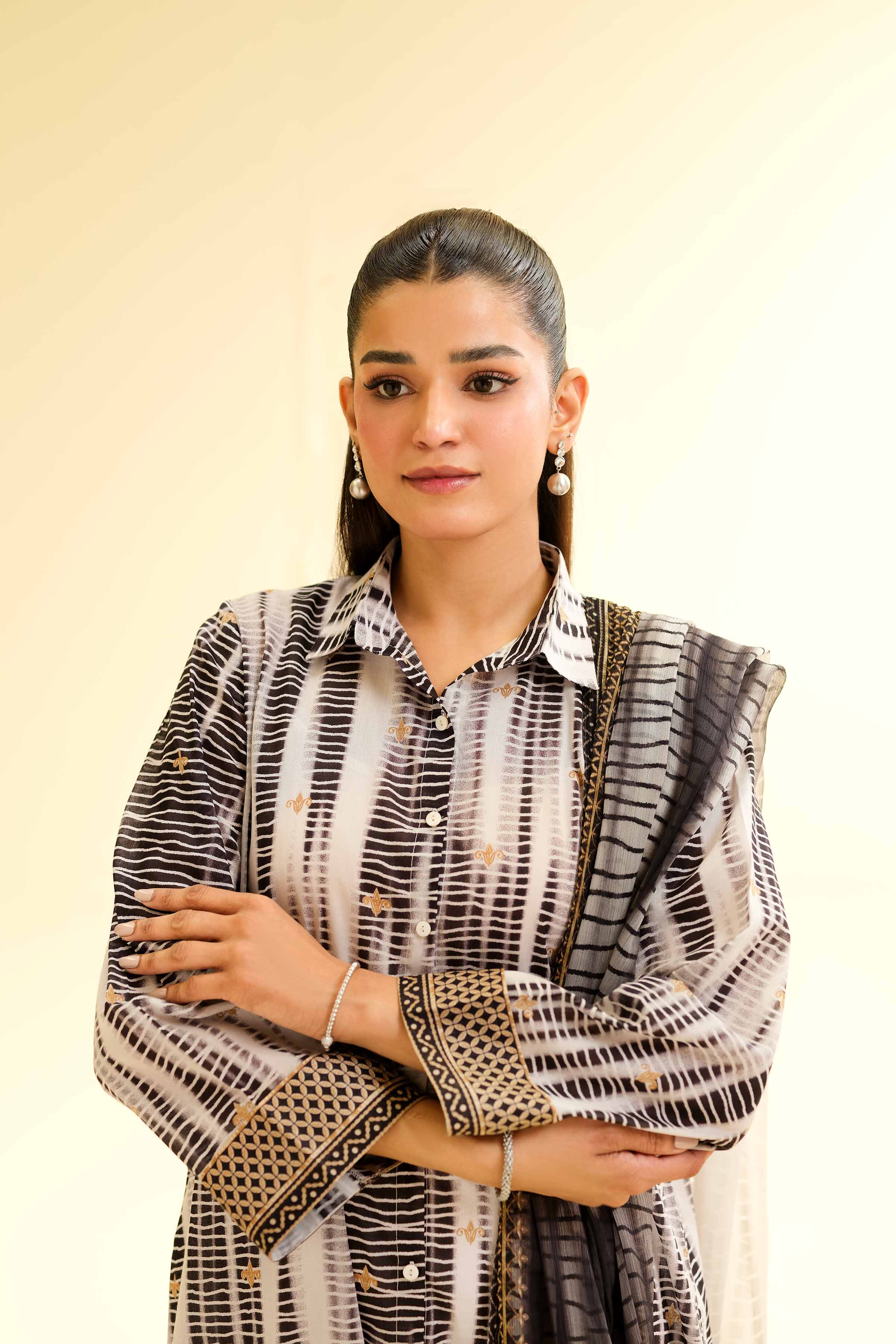 3 Piece - Printed Suit - 42501230 for Women - Unstitched Collection | Nishat | Shop Online