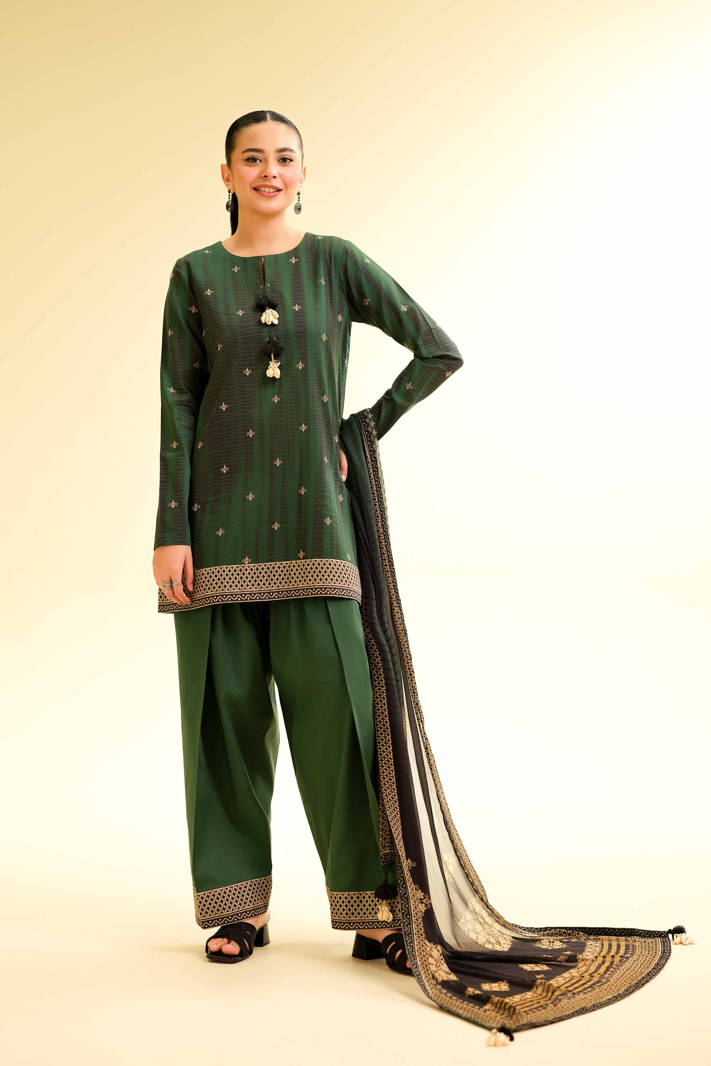 3 Piece - Printed Suit - 42501231 for Women - Unstitched Collection | Nishat | Shop Online