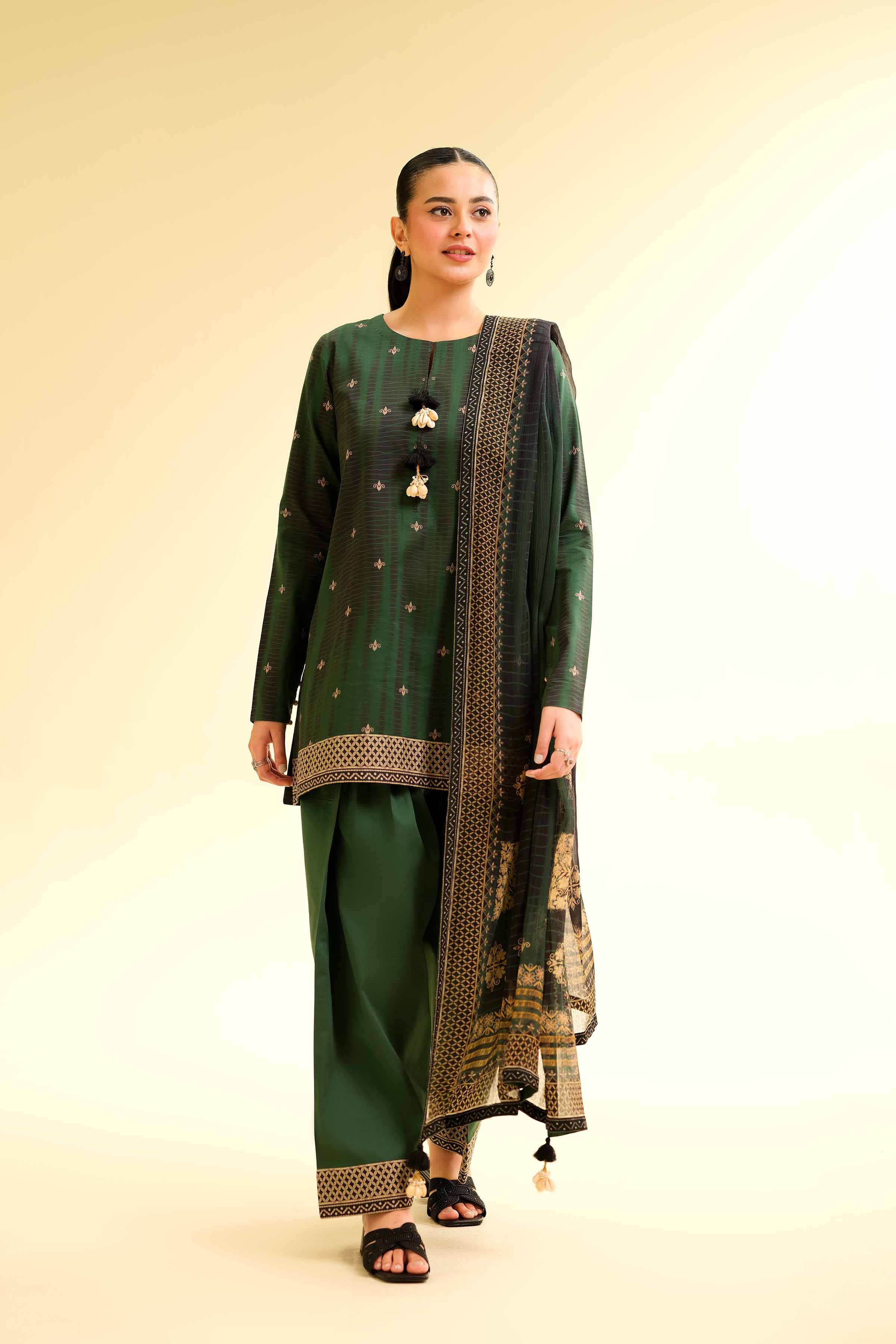 3 Piece - Printed Suit - 42501231 for Women - Unstitched Collection | Nishat | Shop Online