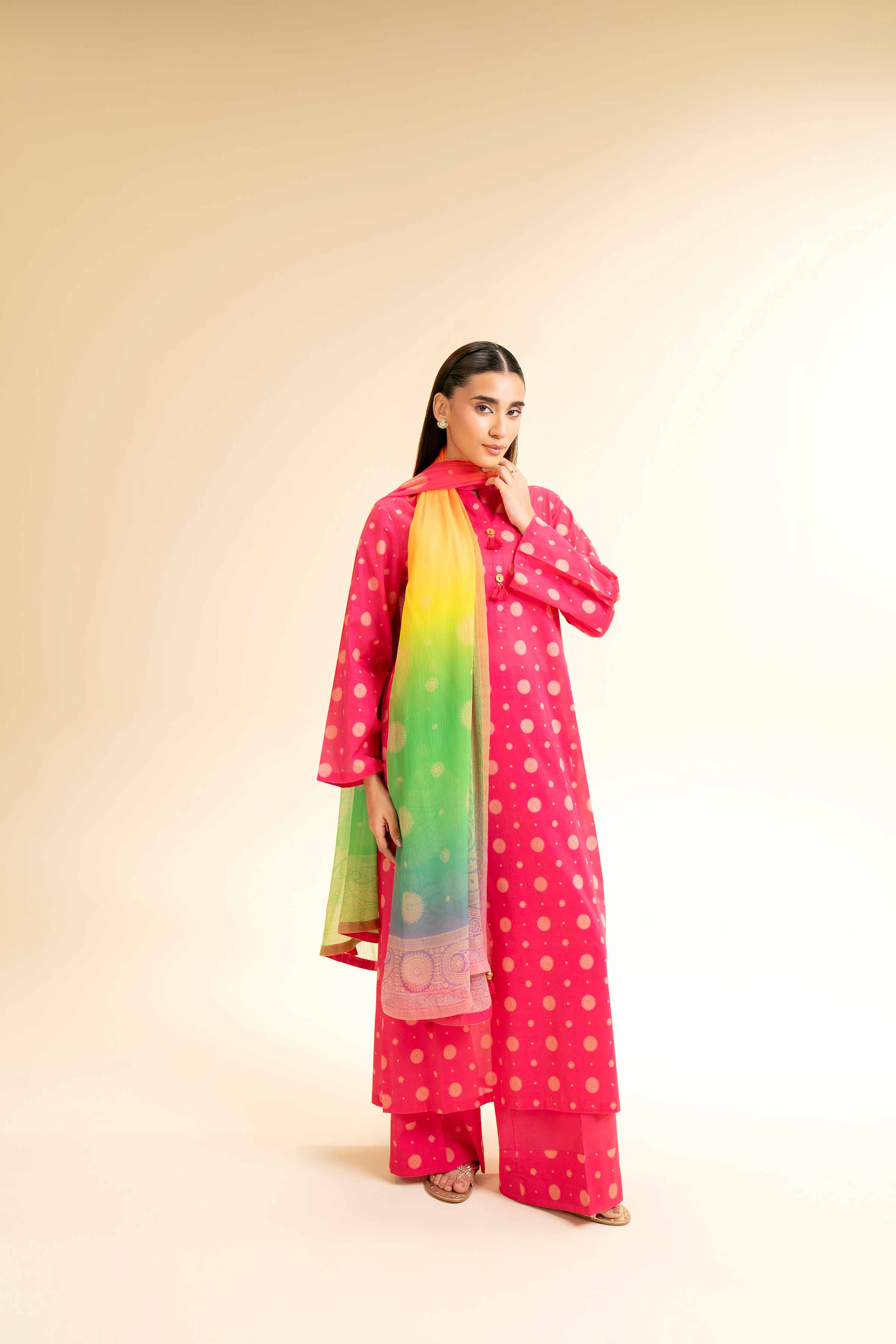 3 Piece - Printed Suit - 42501232 for Women - Unstitched Collection | Nishat | Shop Online