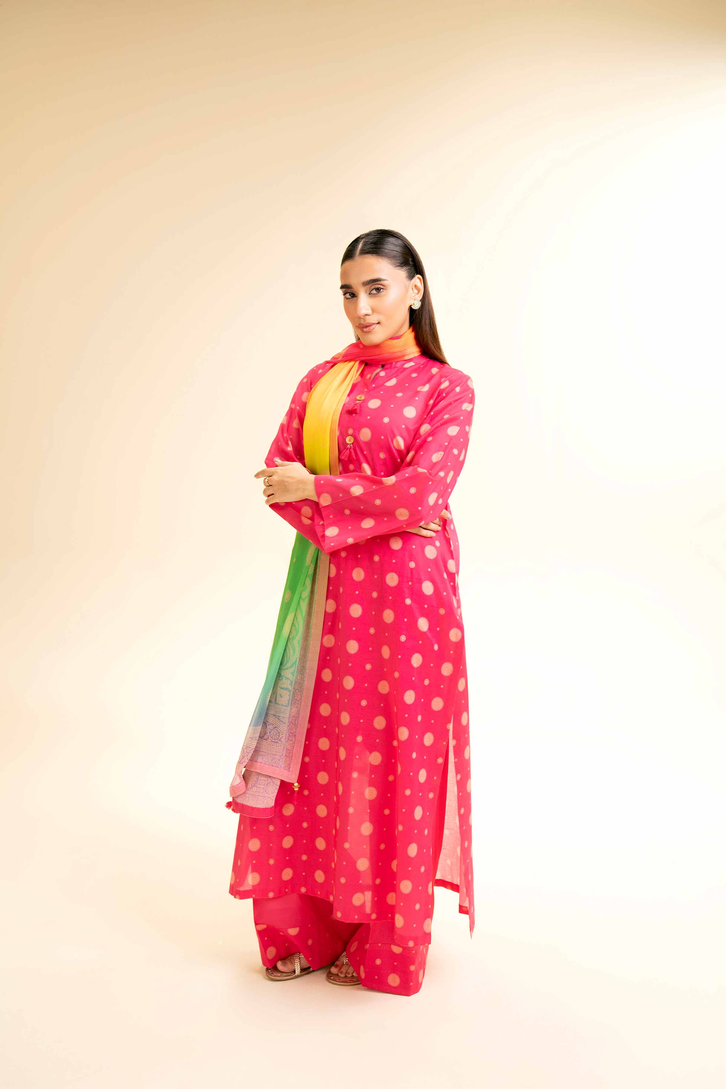 3 Piece - Printed Suit - 42501232 for Women - Unstitched Collection | Nishat | Shop Online