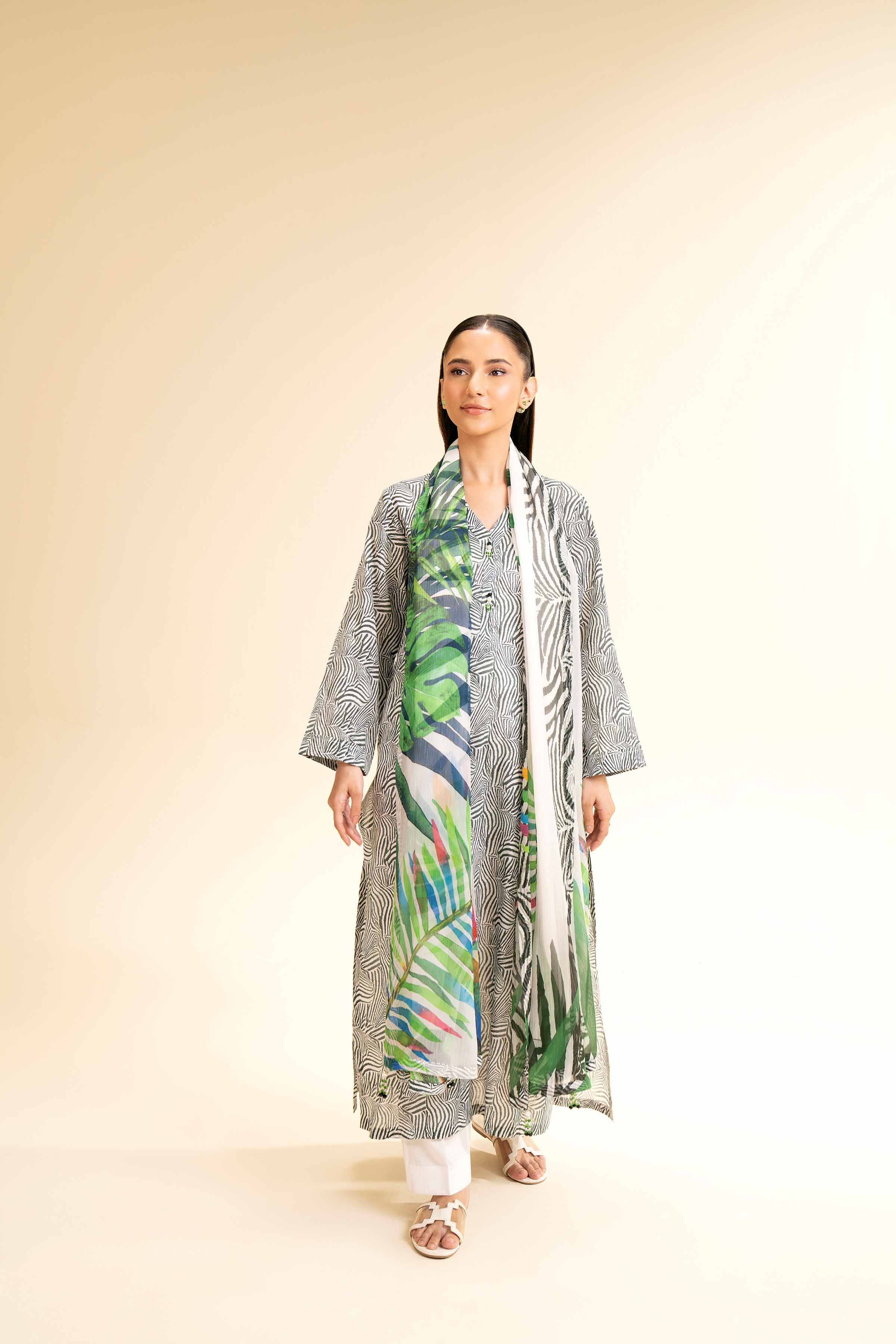 3 Piece - Printed Suit - 42501234 for Women - Unstitched Collection | Nishat | Shop Online