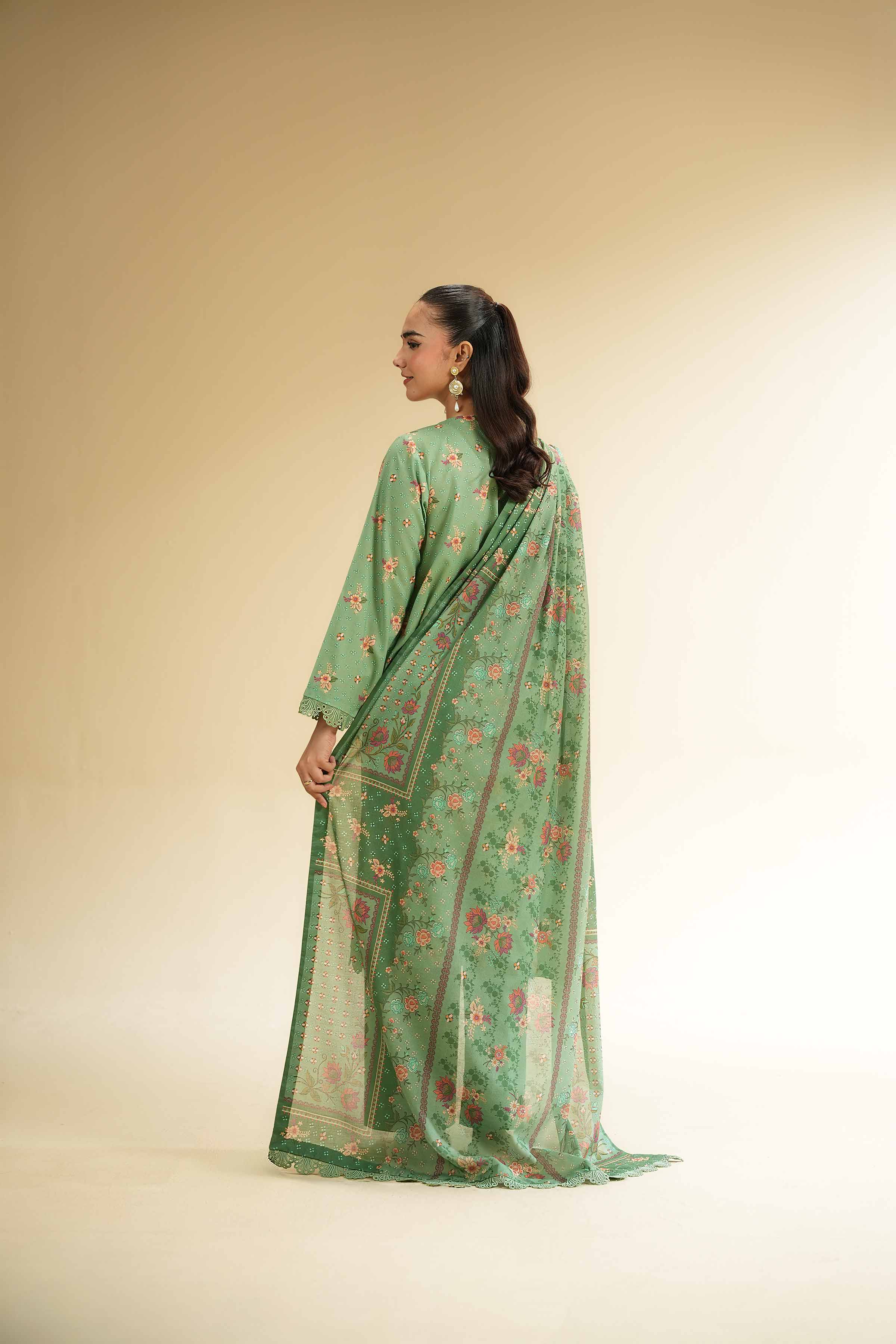 3 Piece - Printed Embroidered Suit - 42501245 for Women - Unstitched Collection | Nishat | Shop Online
