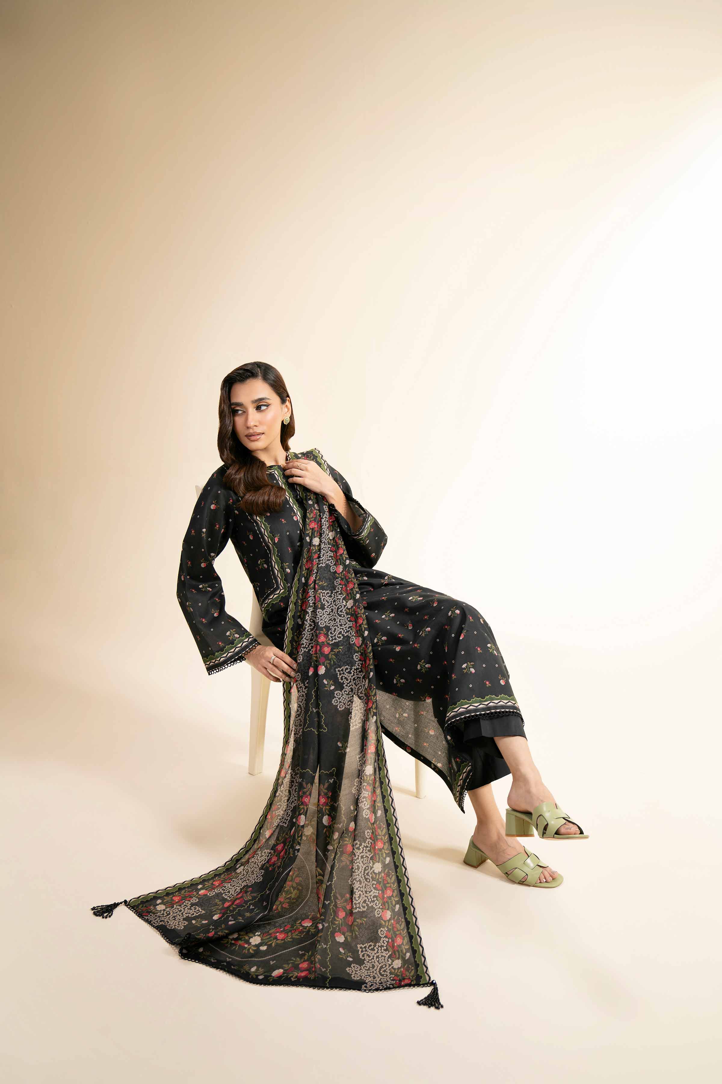 3 Piece - Printed Suit - 42501246 for Women - Unstitched Collection | Nishat | Shop Online