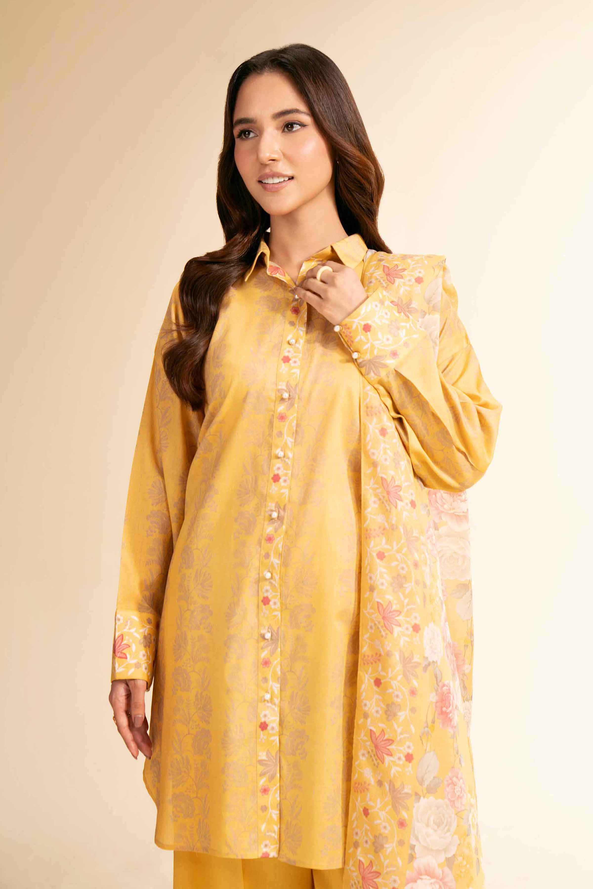 3 Piece - Printed Suit - 42501249 for Women - Unstitched Collection | Nishat | Shop Online
