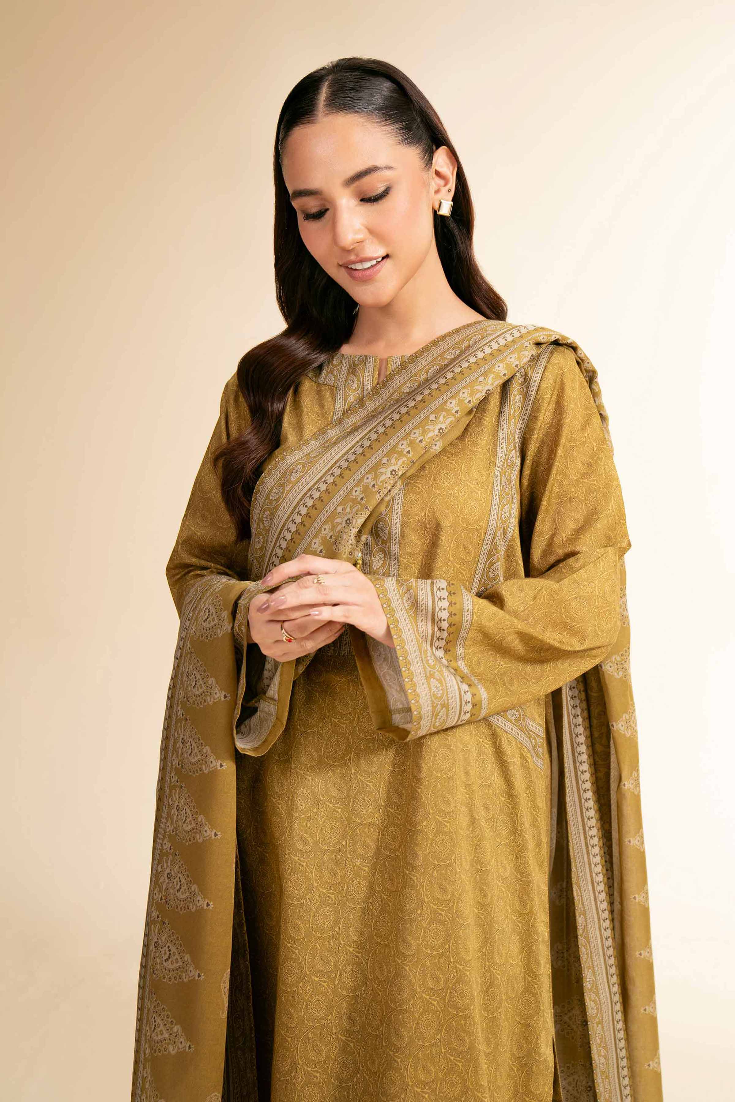 3 Piece - Printed Suit - 42501253 for Women - Unstitched Collection | Nishat | Shop Online