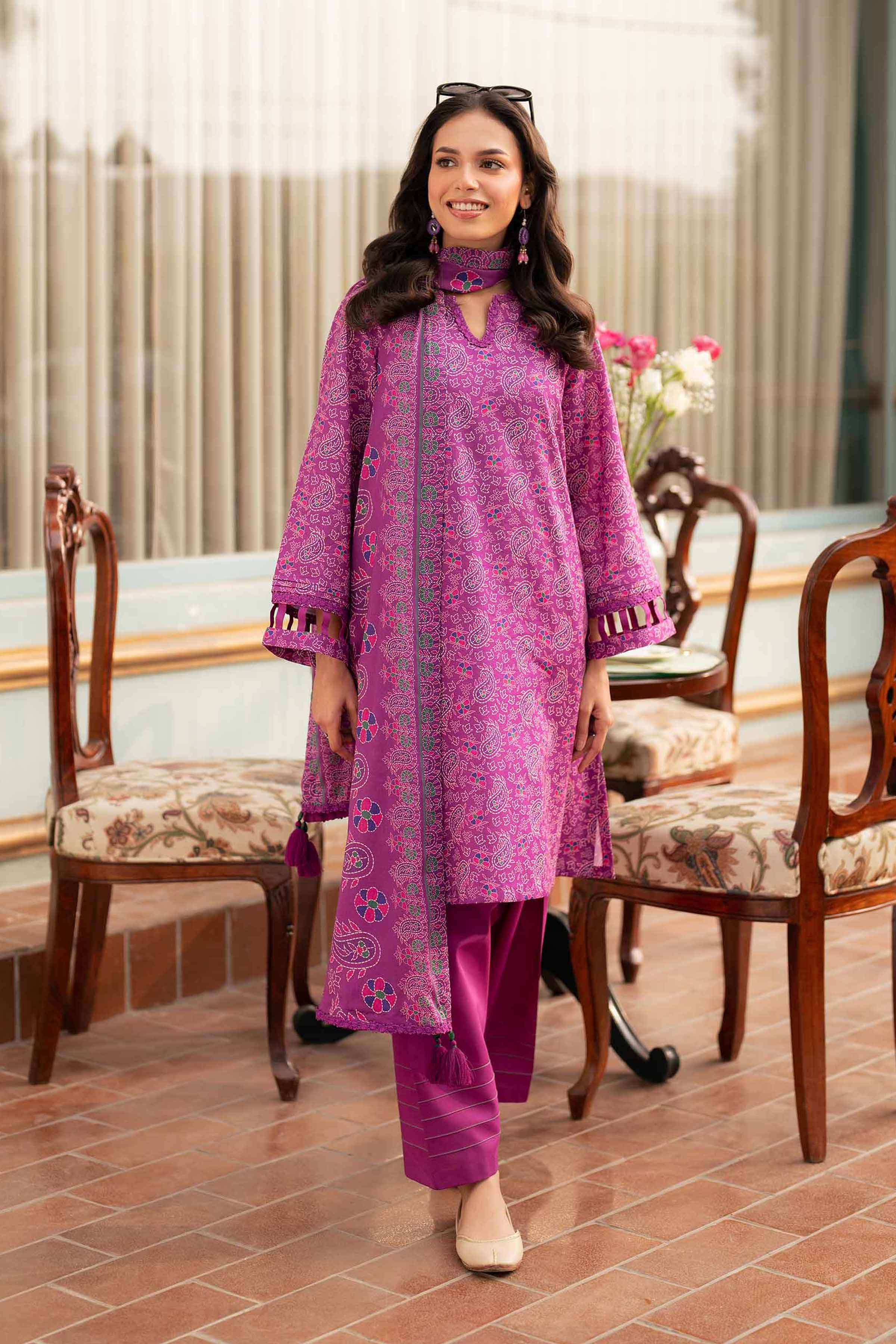 3 Piece - Printed Suit - 42501254 for Women - Unstitched Collection | Nishat | Shop Online